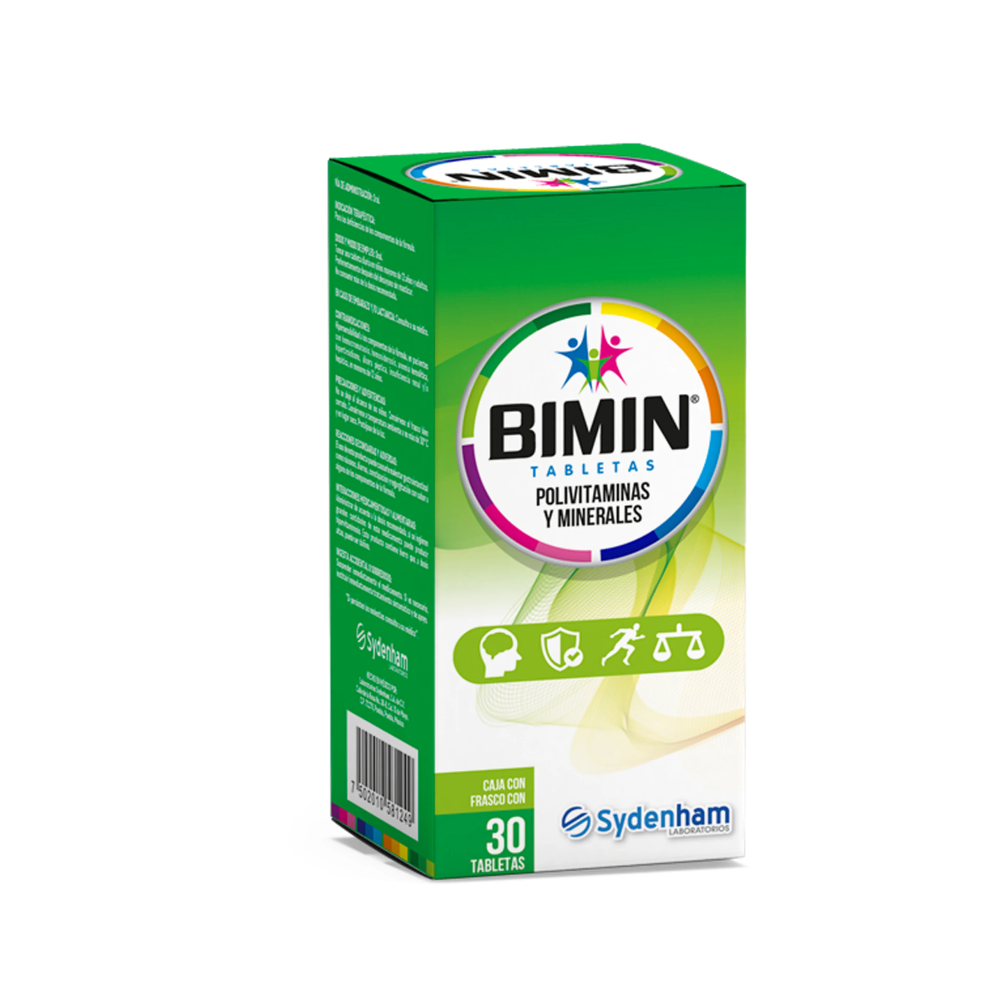 Bimin suplemento 30 tabletas – Frasco