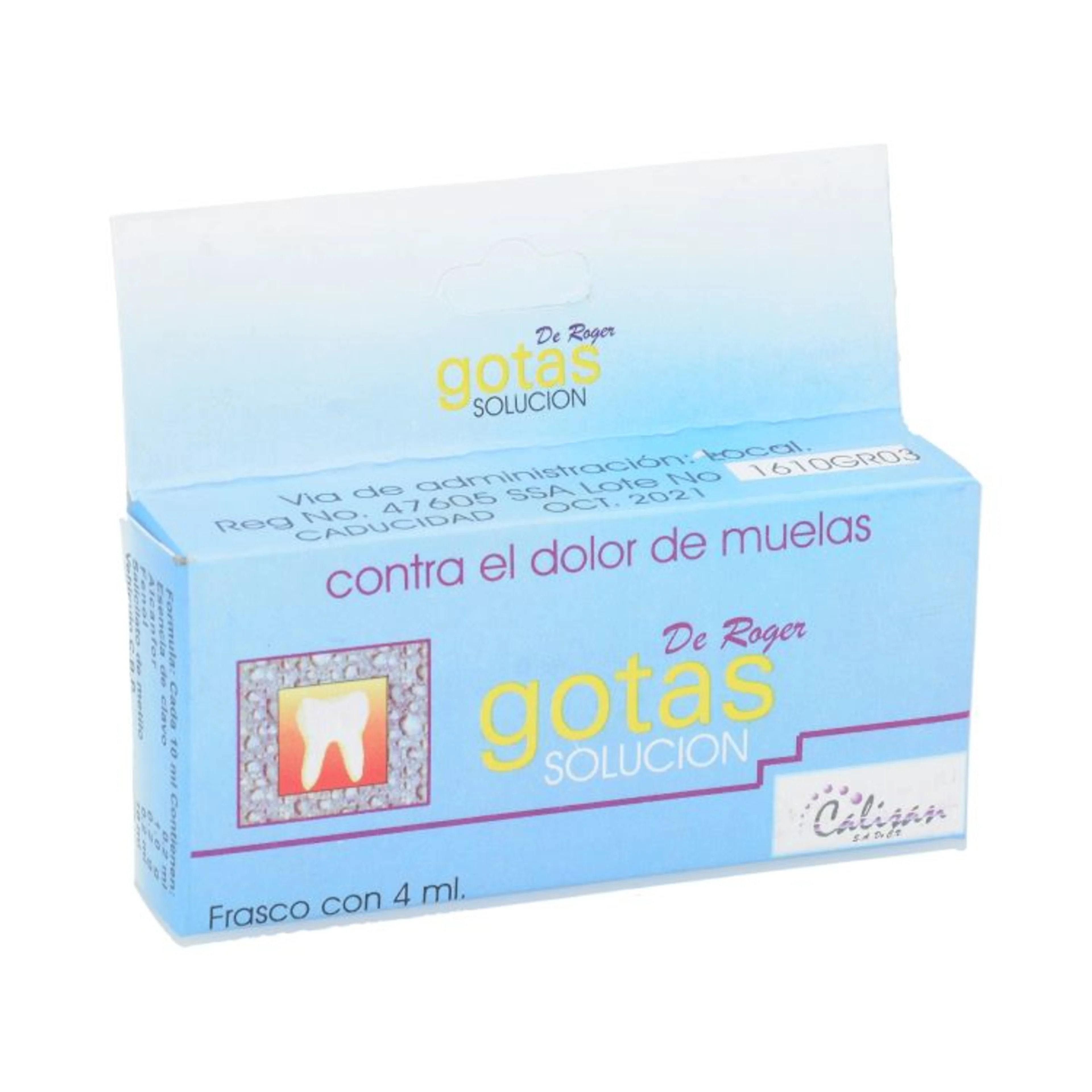 Roger 10 aplicadores gotas 4ml