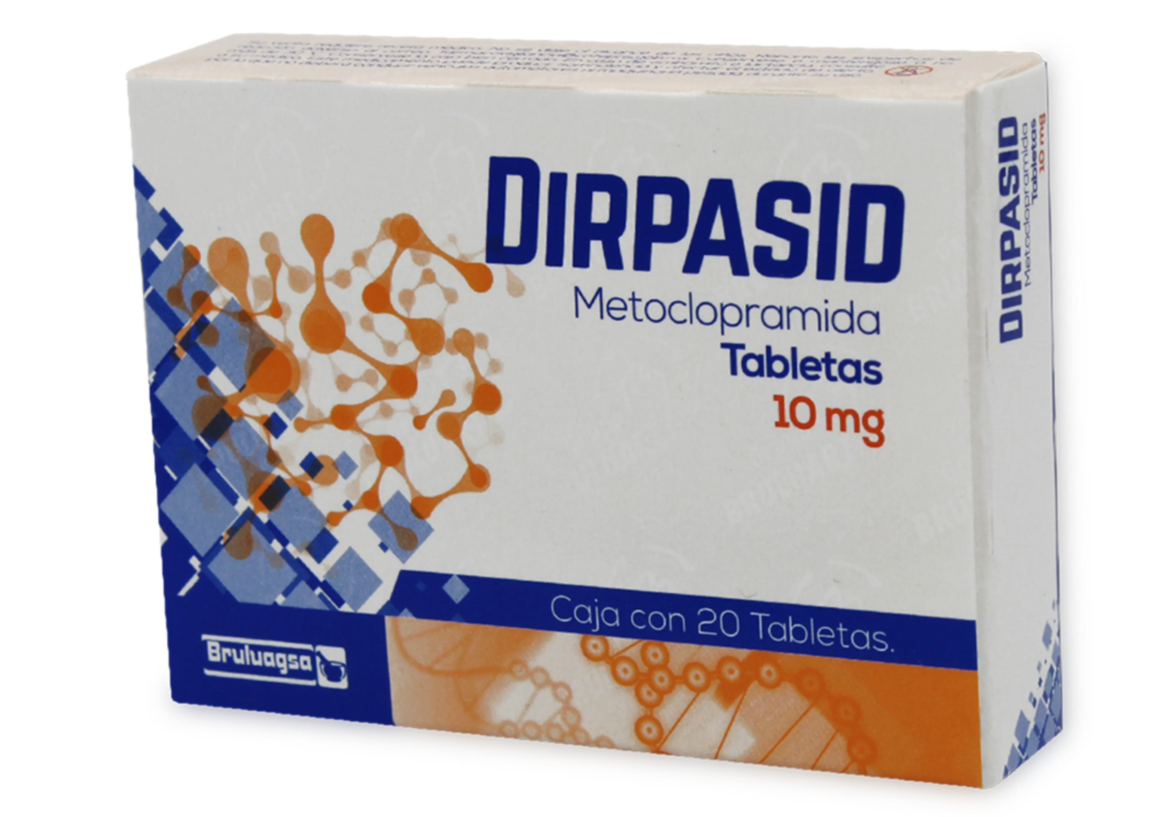 Dirpasid 10 Mg Con 20 Tabletas