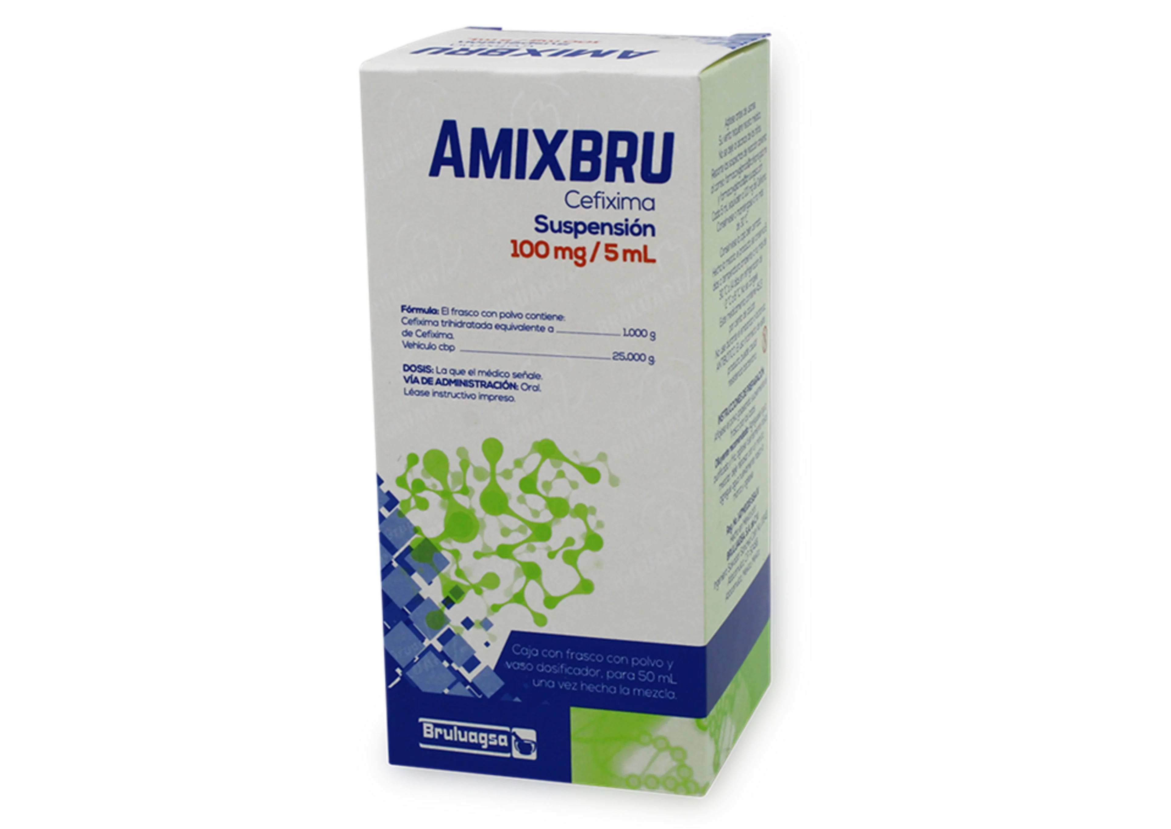 Amixbru Cefixima 100 Mg Suspensión Con 50 Ml