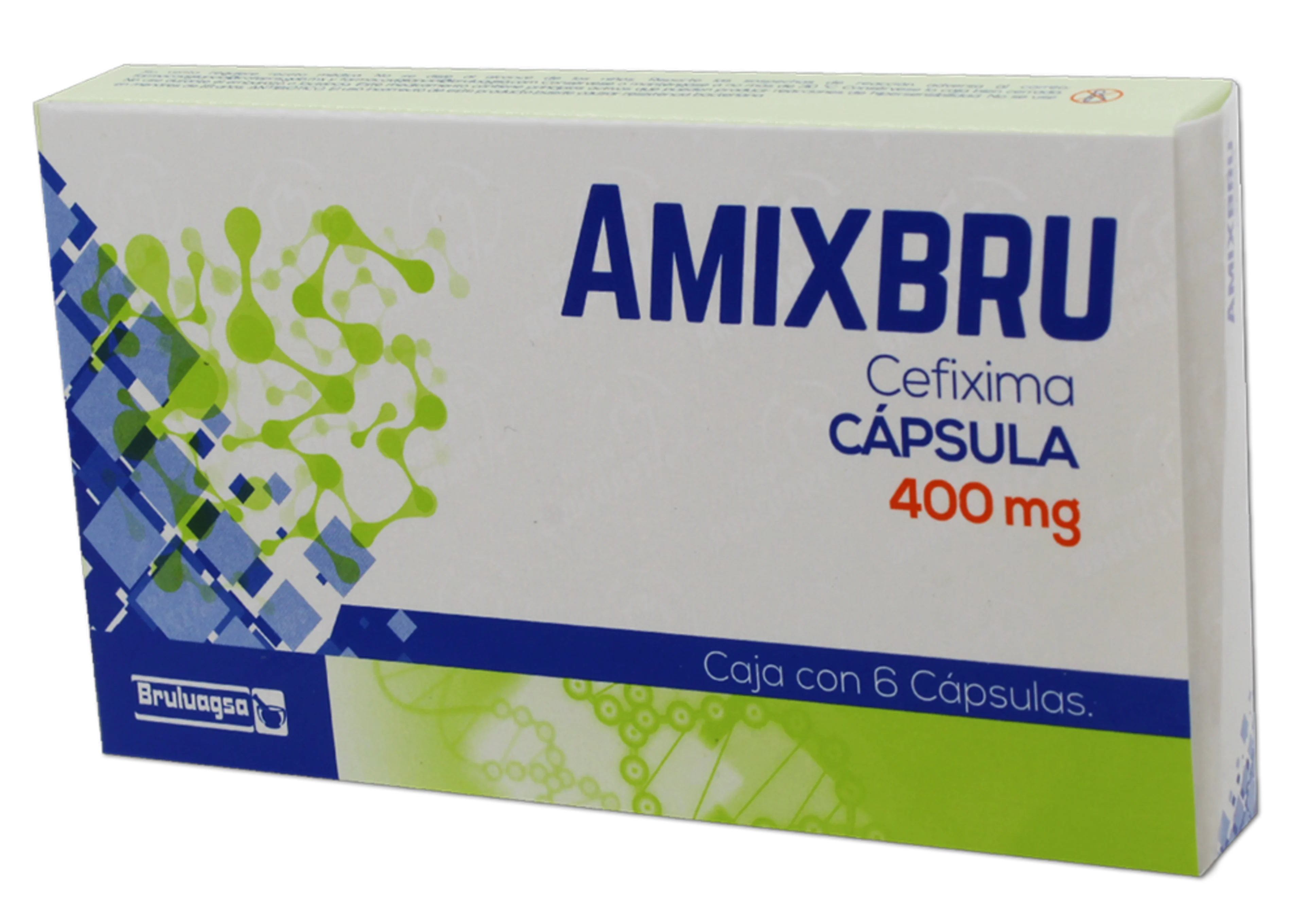 Amixbru Cefixima 400 Mg Con 6 Cápsulas