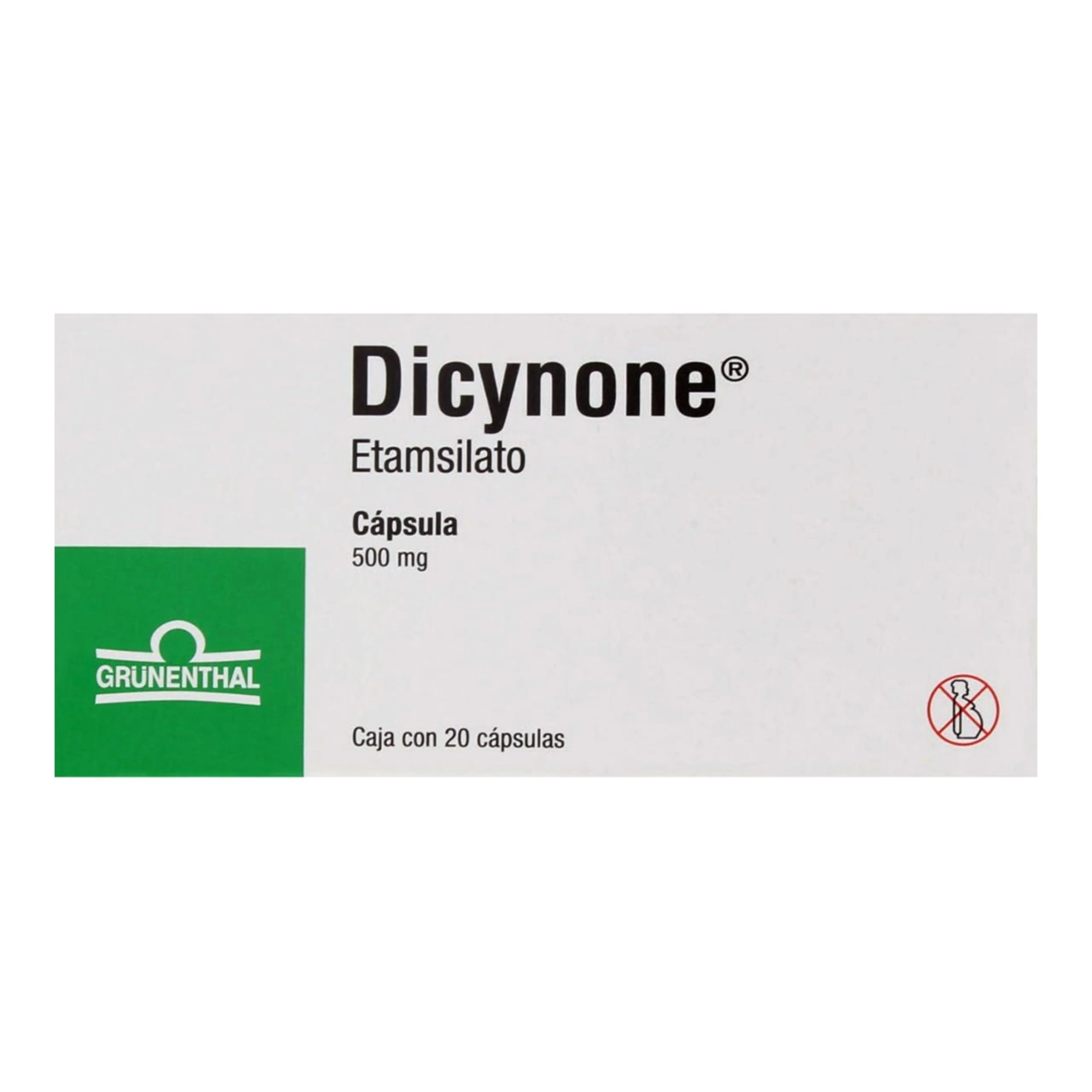 Dicynone 500 Mg Con 20 Cápsulas