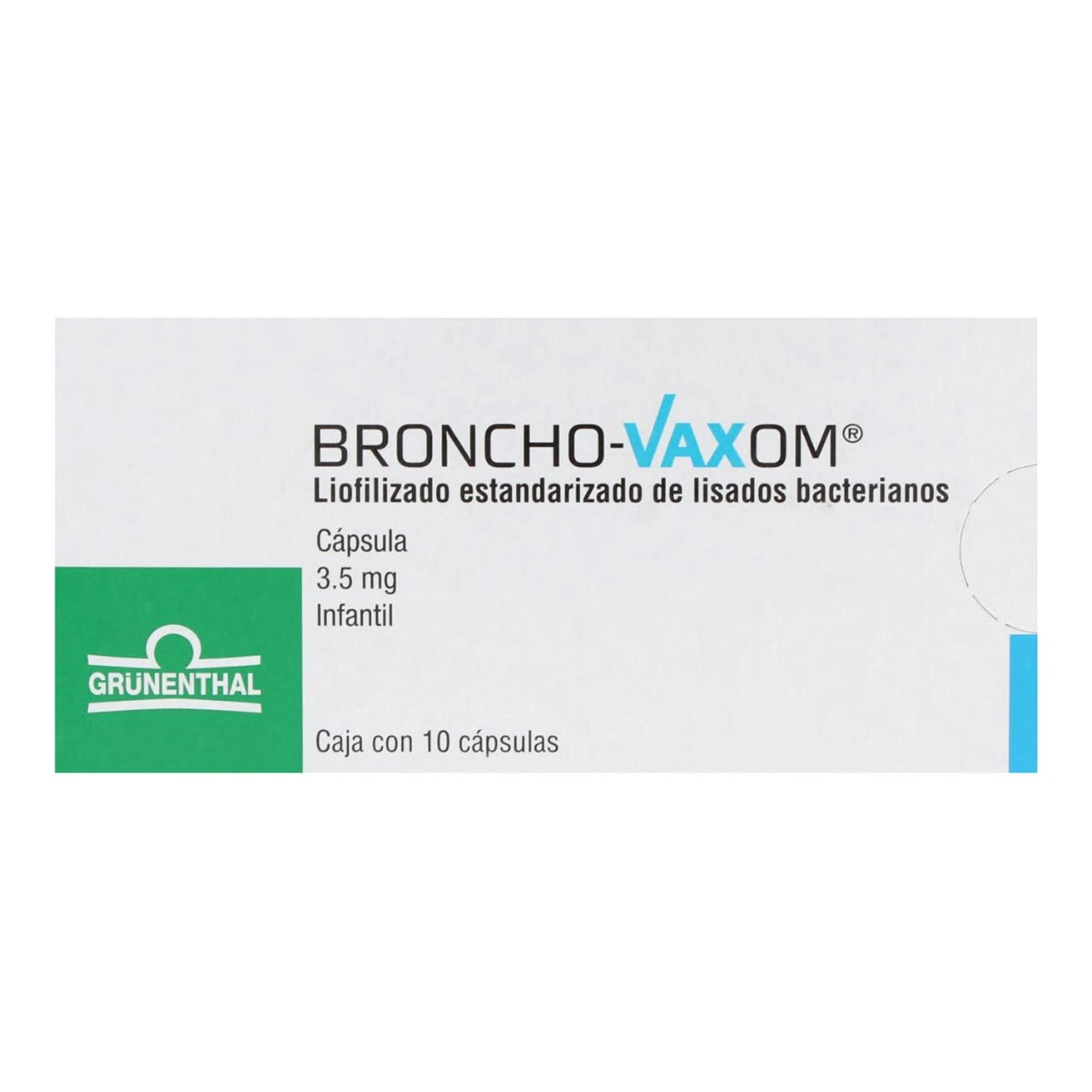 Broncho‐Vaxom Infantil 3.5 Mg Con 10 Cápsulas