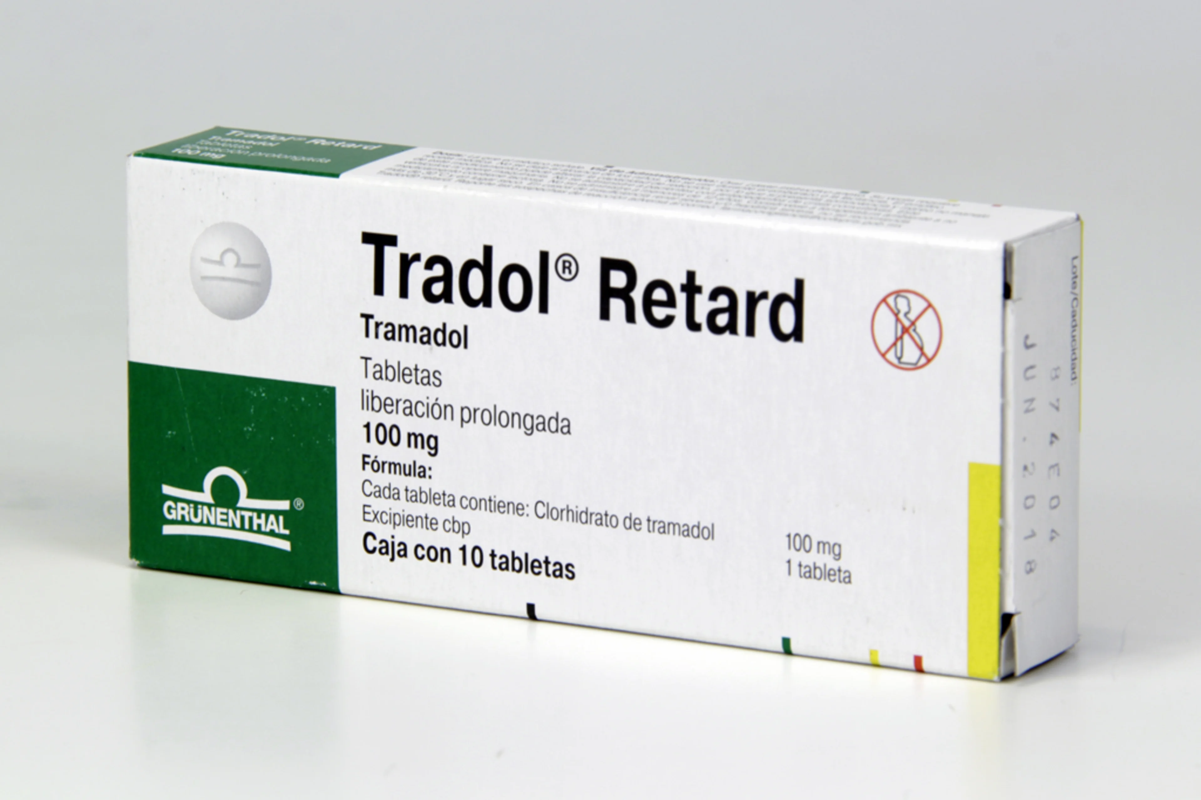 Tradol Retard 100 Mg Con 10 Tabletas