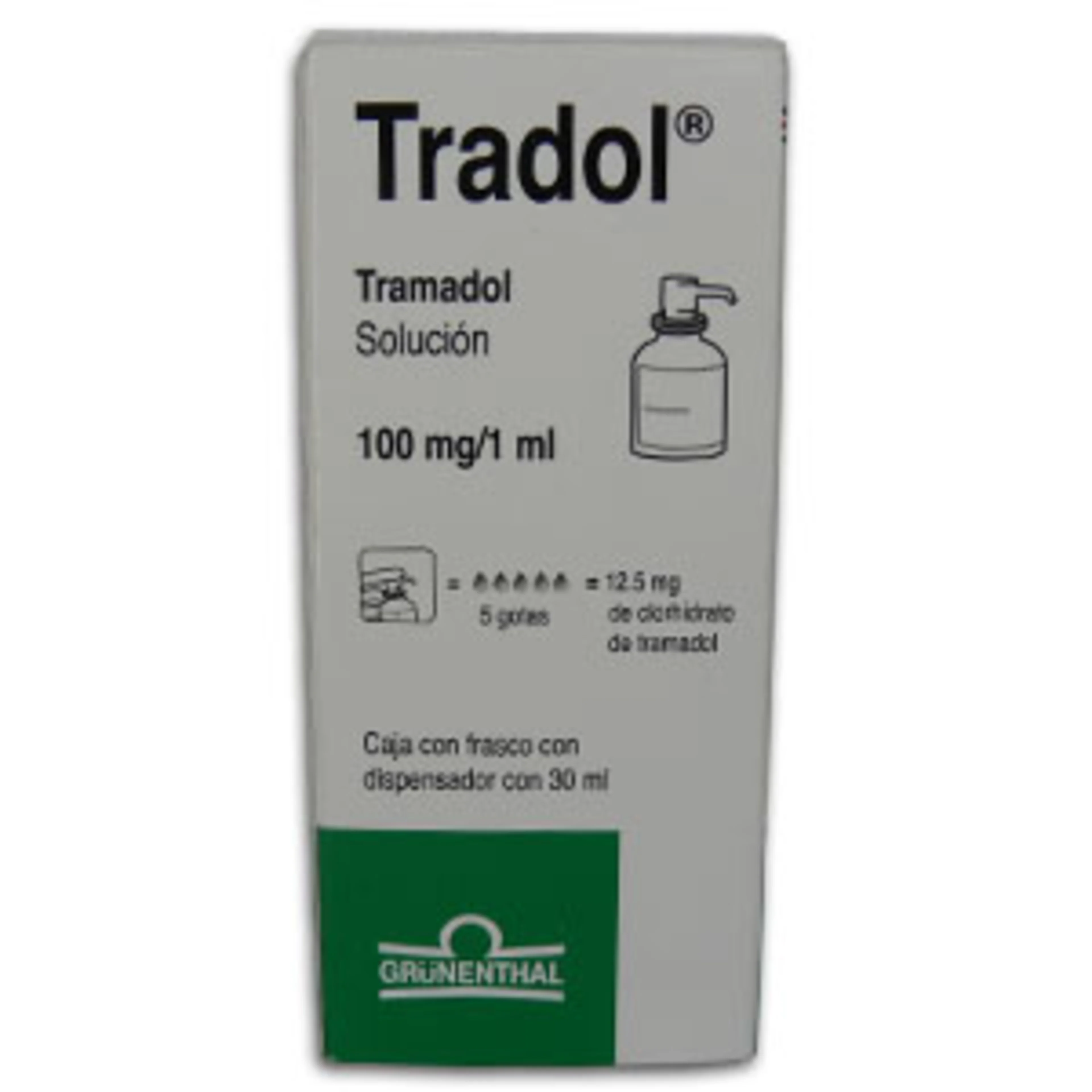 Tradol 100 Mg Con 30 Ml De Solución