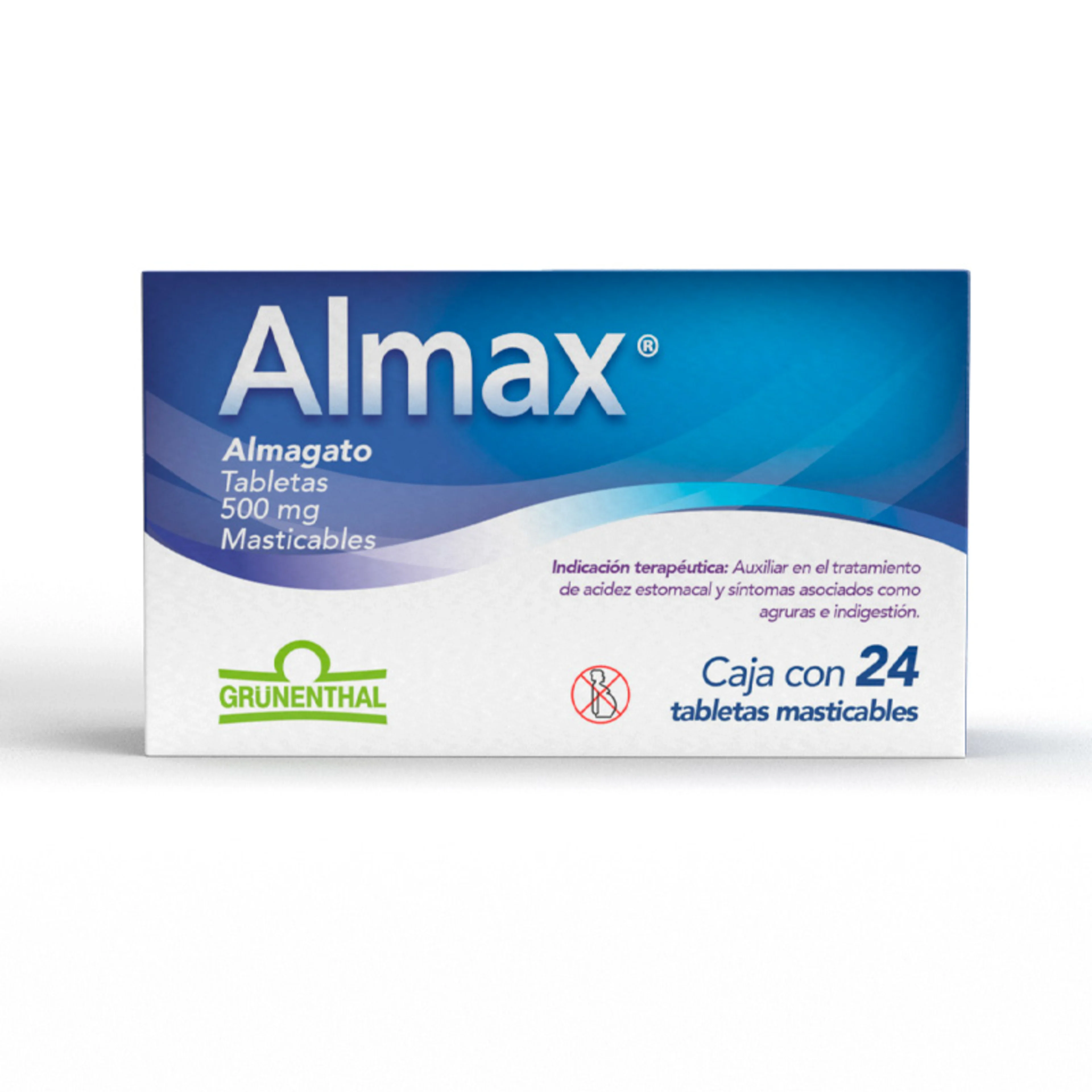 Almax 500 Mg Con 24 Comprimidos Masticables