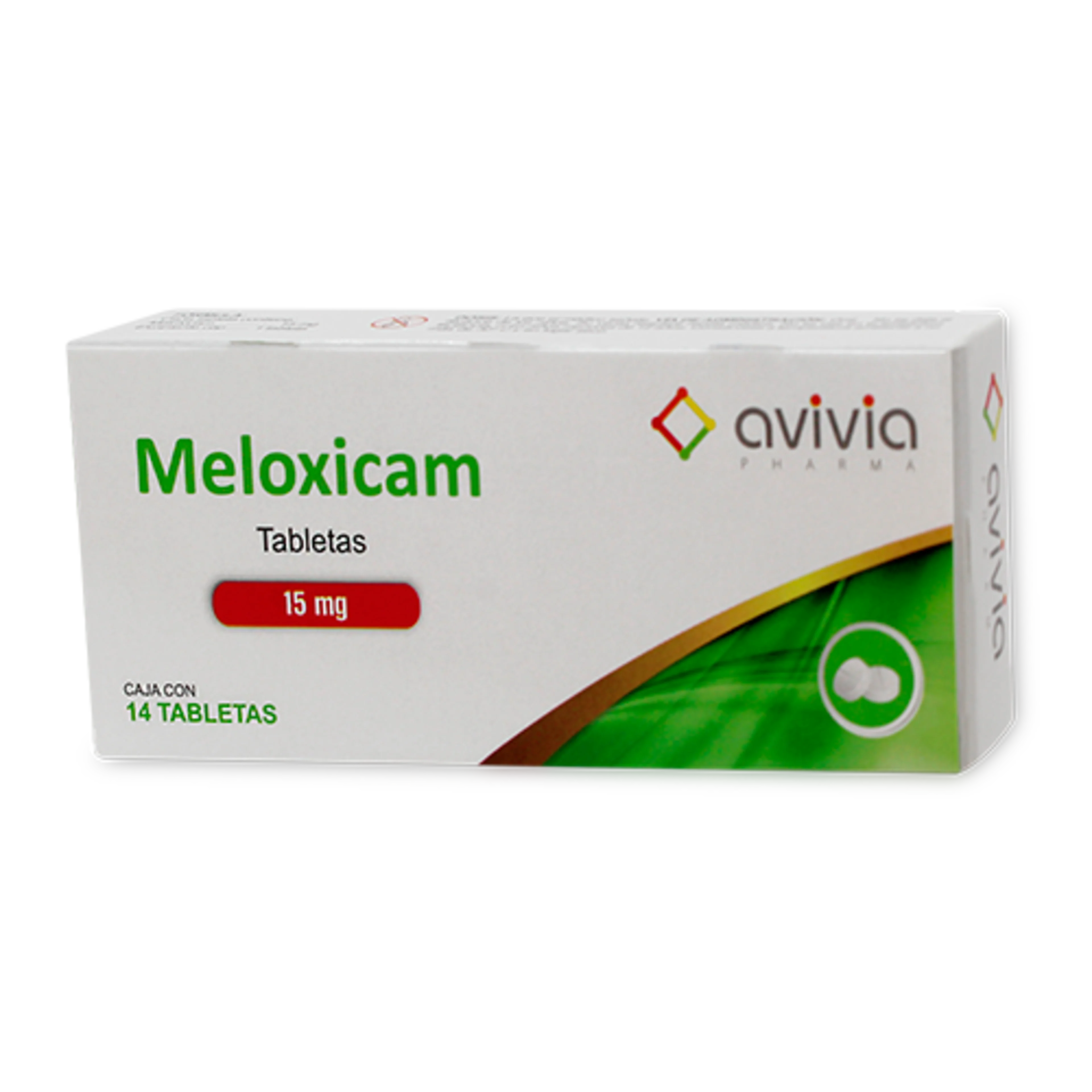 Meloxicam 15Mg Con 14 Tabletas