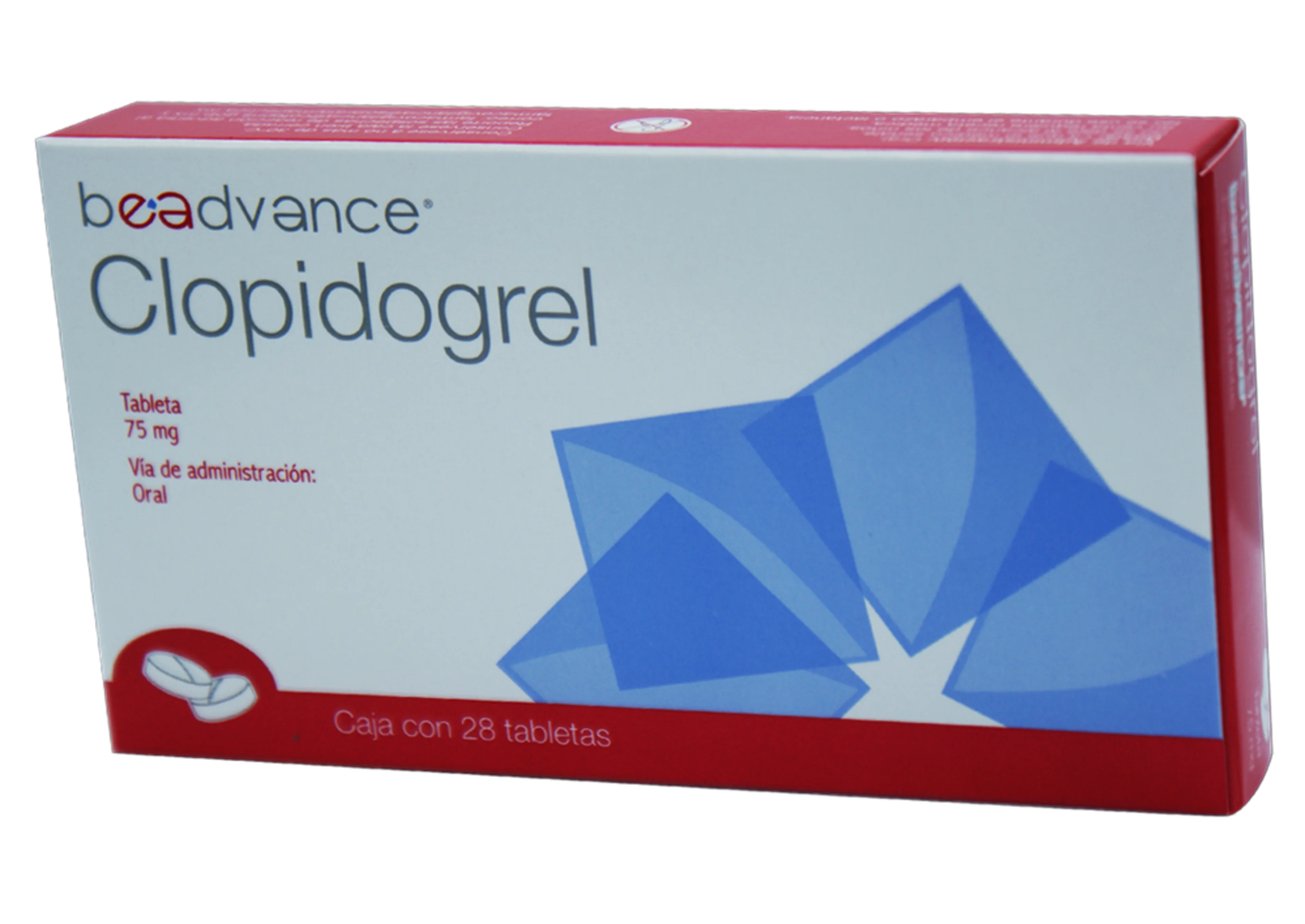 Clopidogrel 75 Mg Con 28 Tabletas