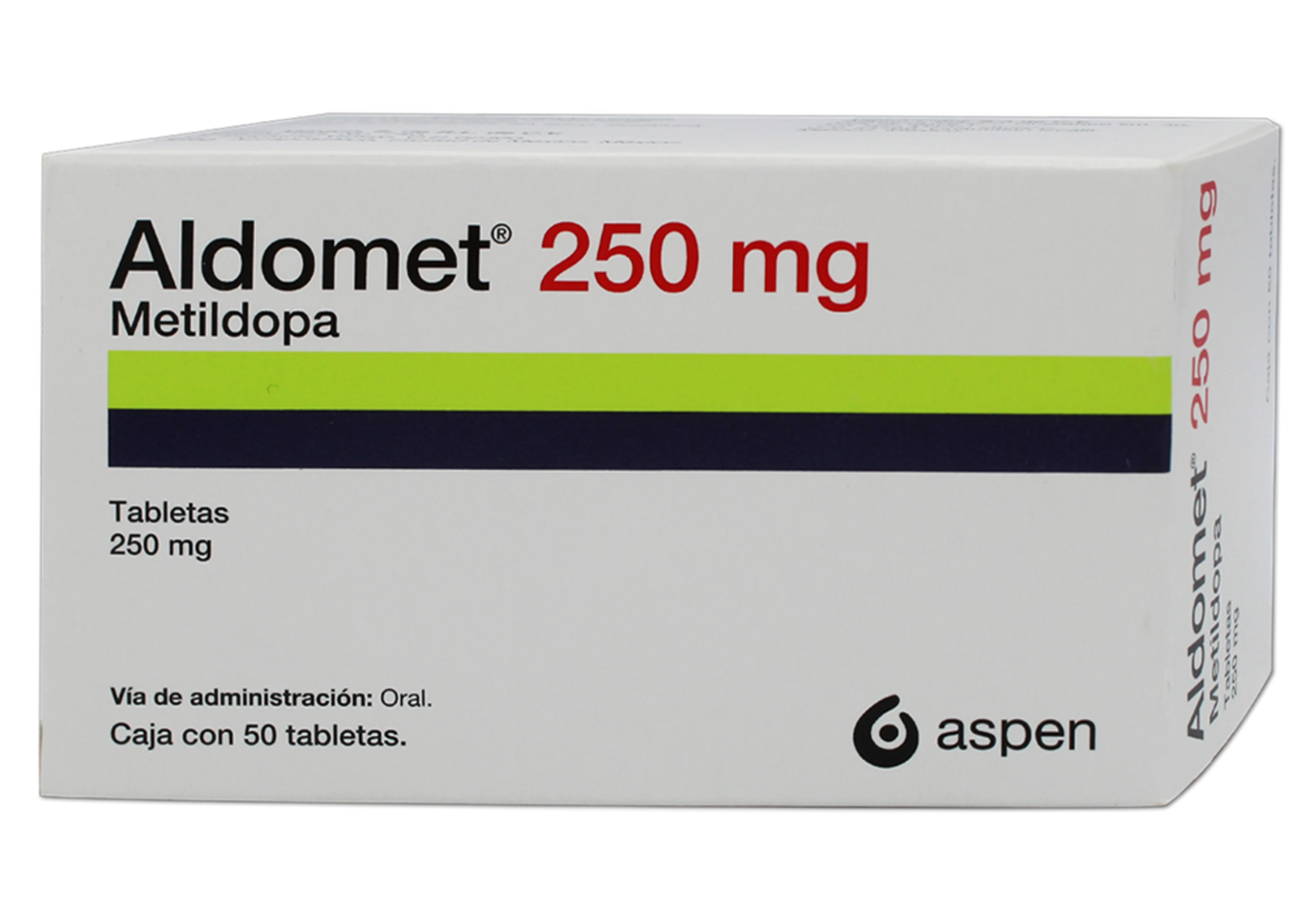 Aldomet 250 Mg Con 50 Tabletas