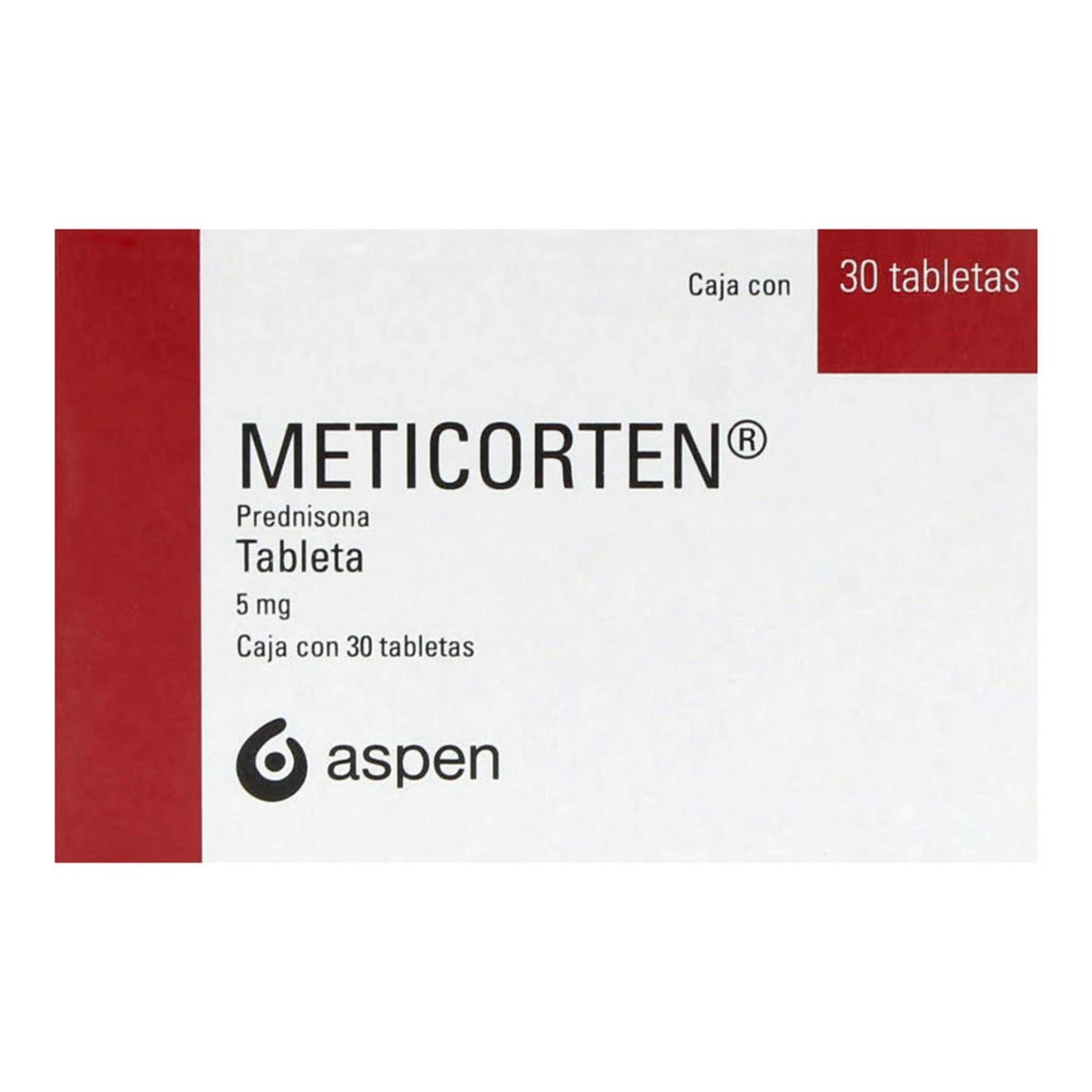 Meticorten 5 Mg Con 30 Tabletas