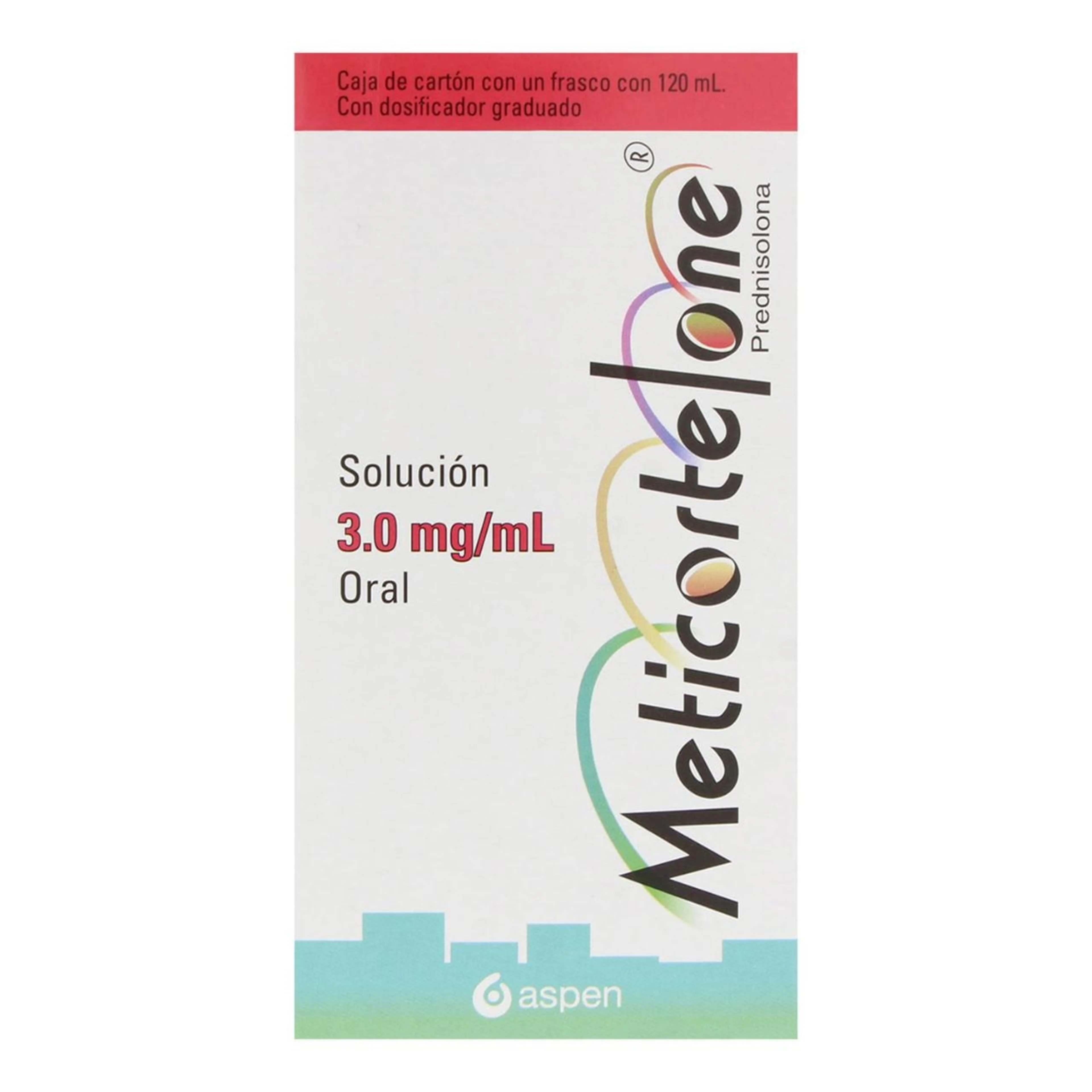 Meticortelone 3 Mg Solución Oral Sabor Frutas Con 120 Ml