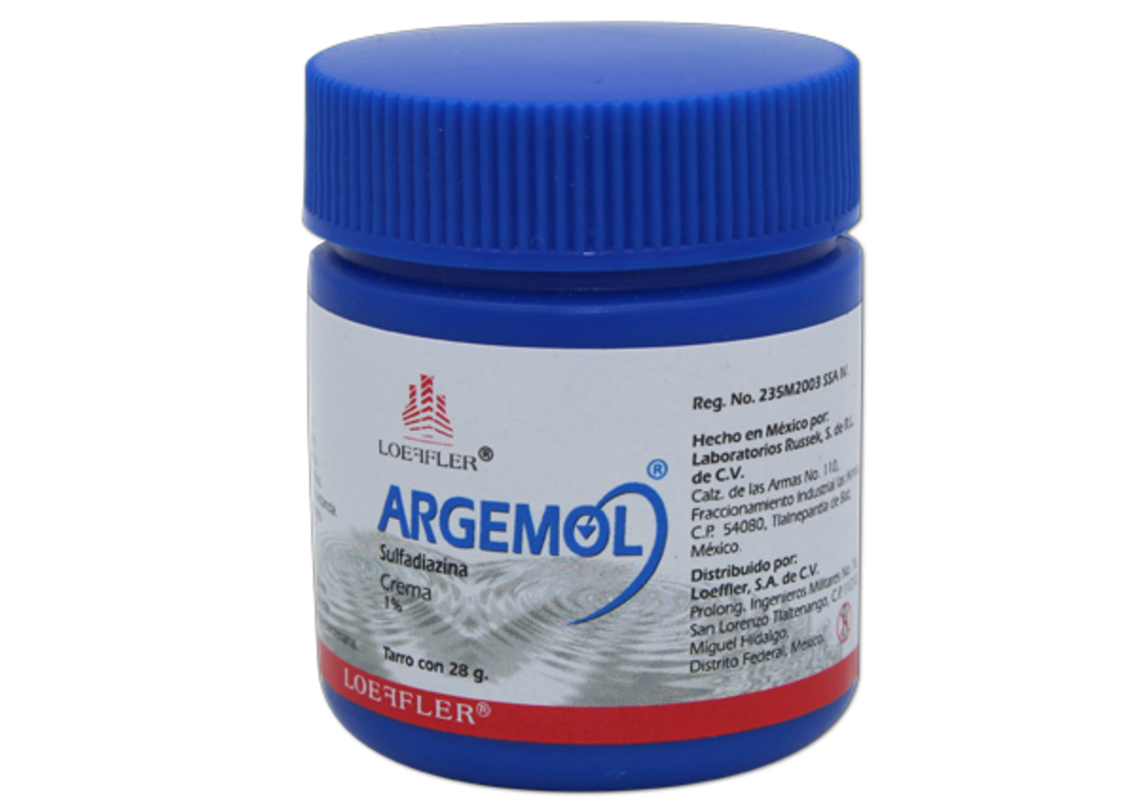 Argemol 1% Crema Con 28 G