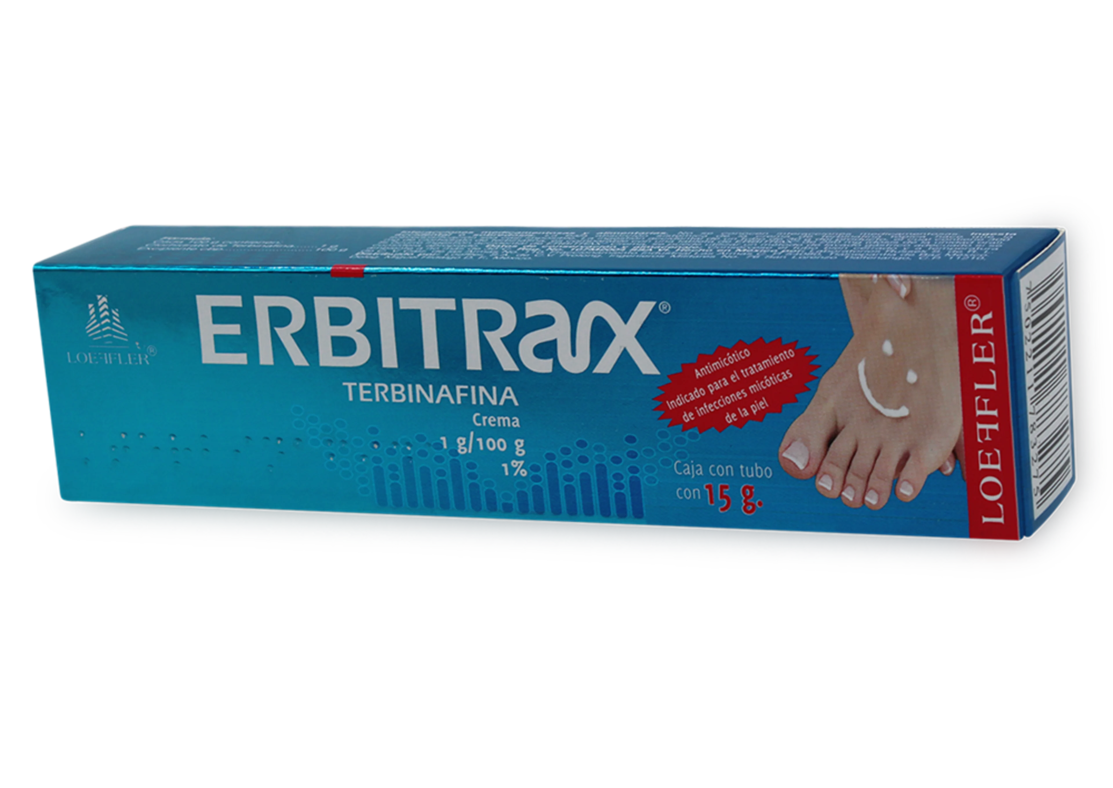 Erbitrax 1 % Crema Con 15 G