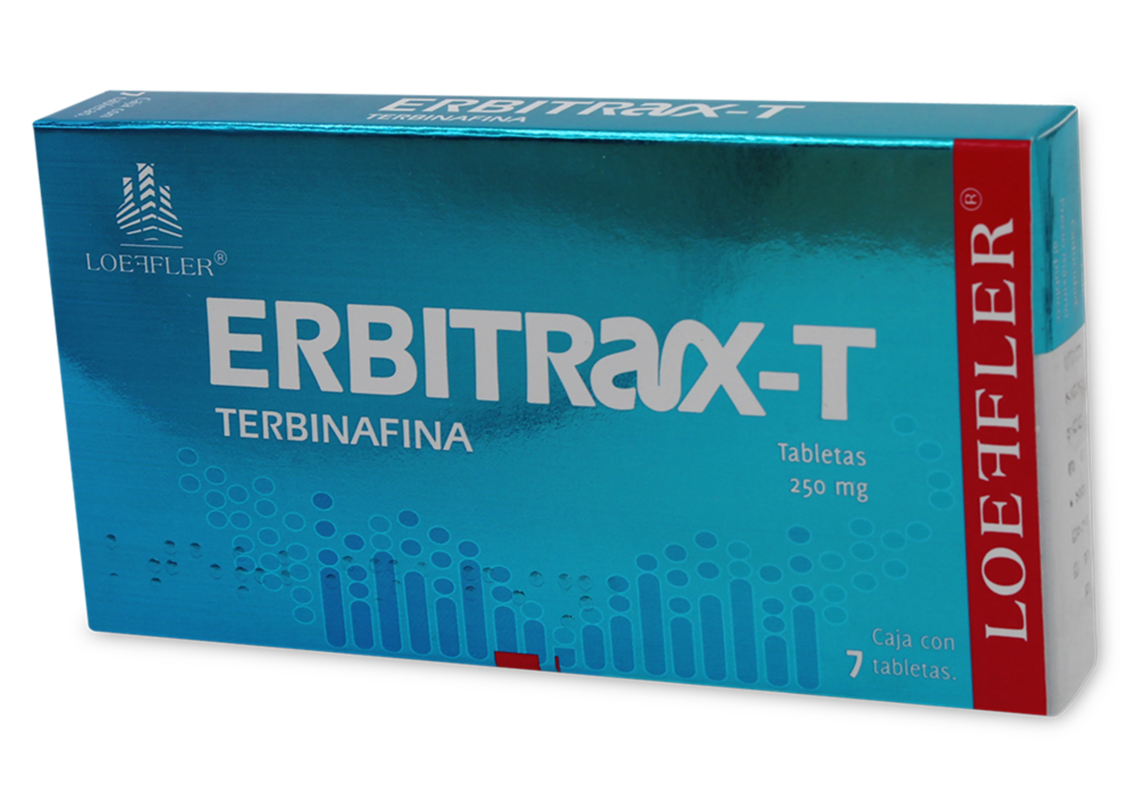 Erbitrax-T 250 Mg Con 7 Tabletas