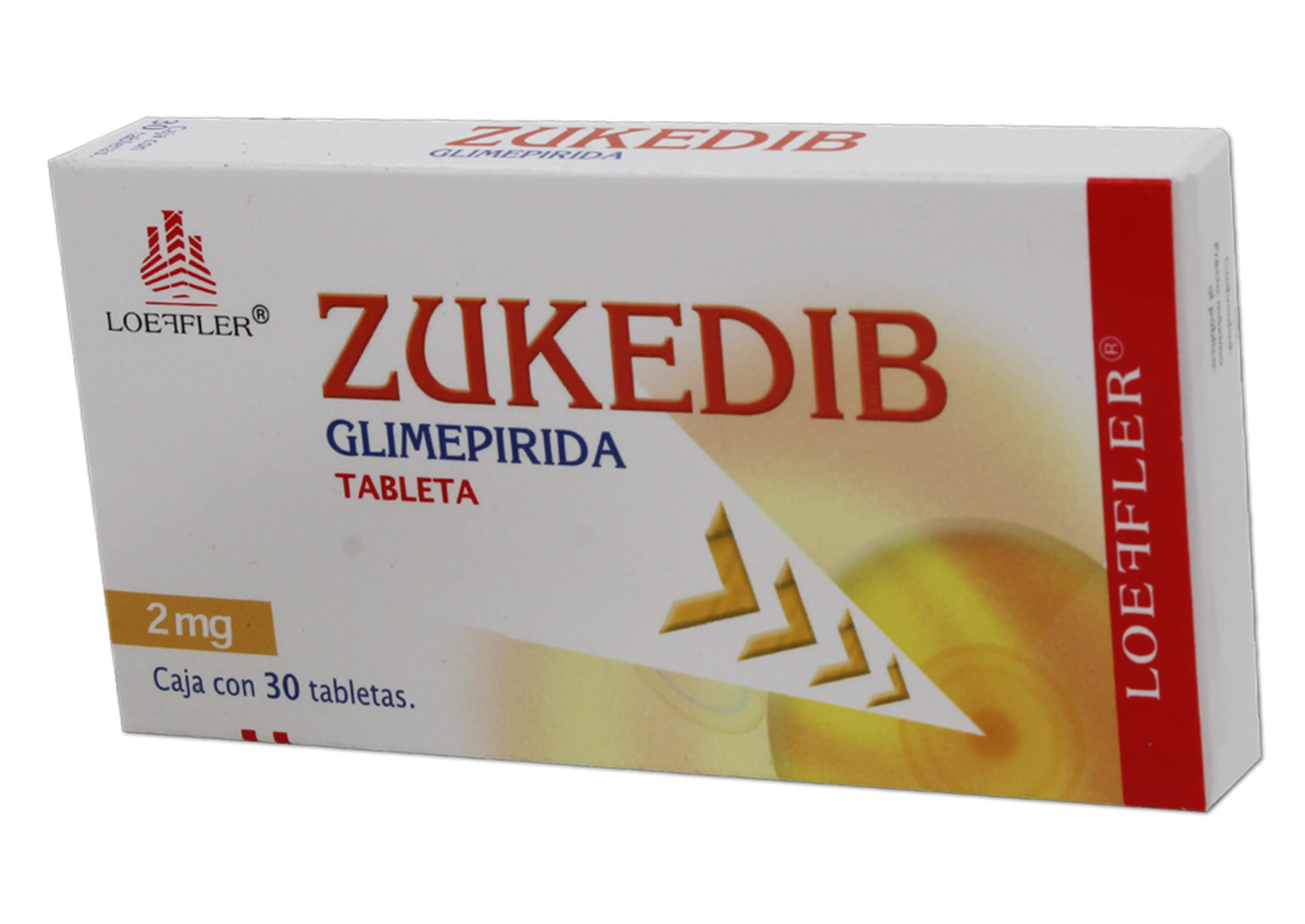 Zukedib 2 Mg Con 30 Tabletas