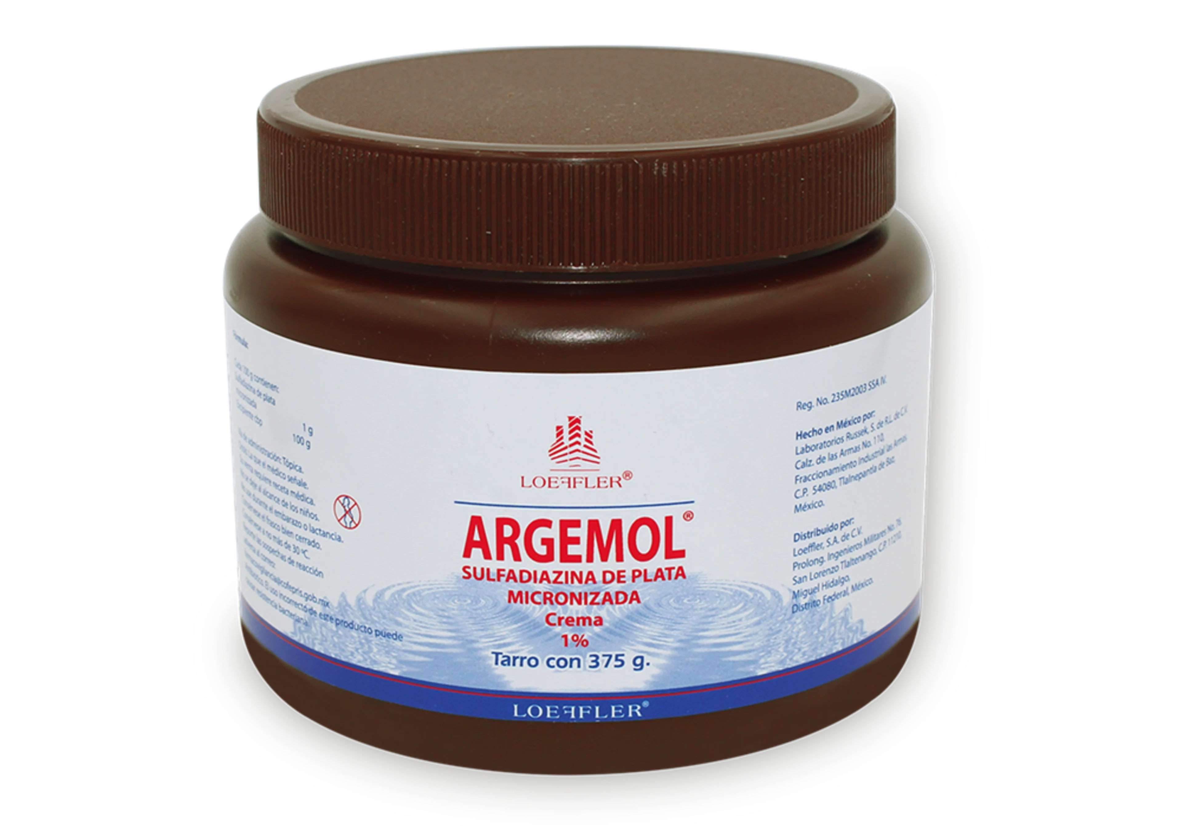 Argemol 1% Crema Con 375 G