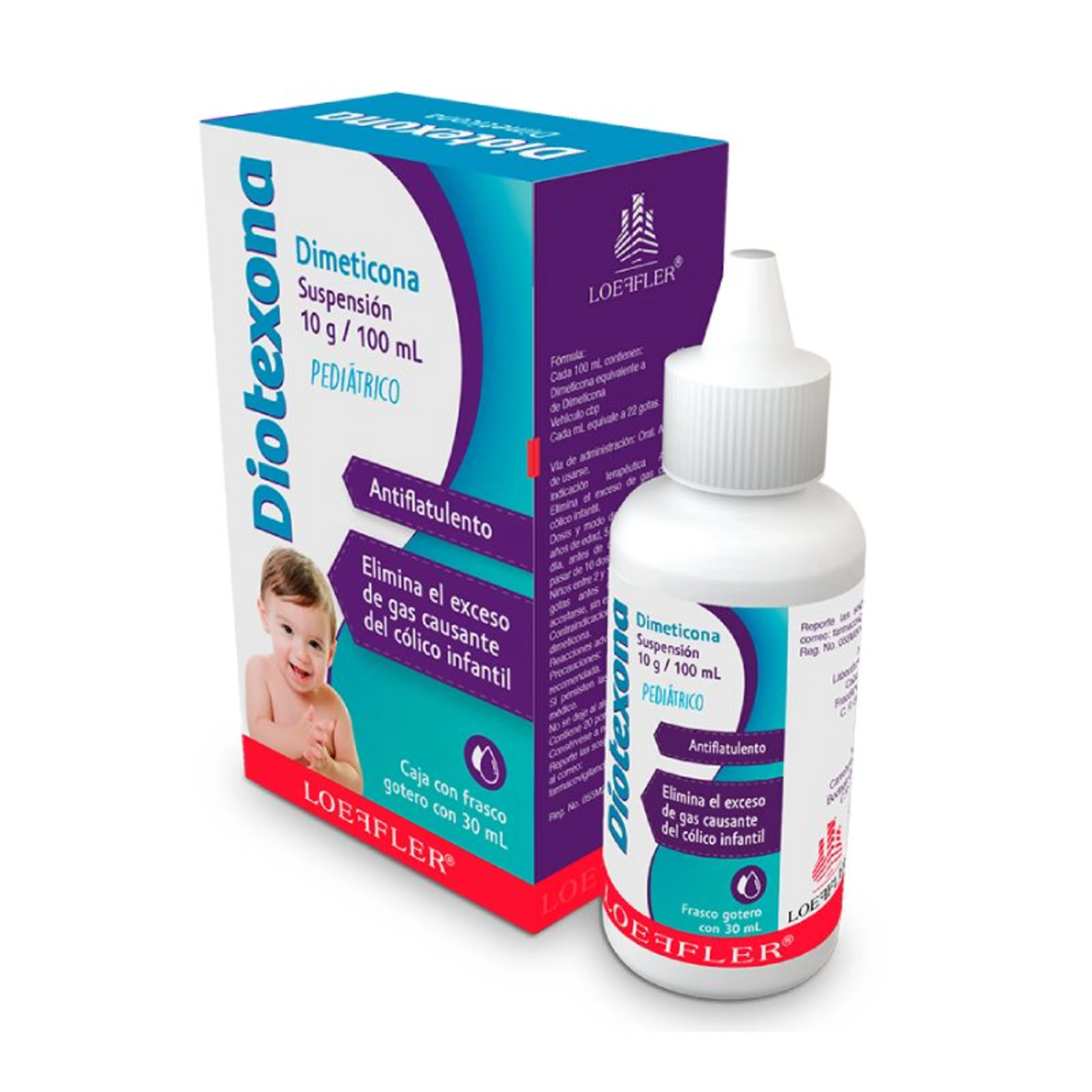Diotexona 100 Mg Suspensión Pediátrica Gotas 30 Ml