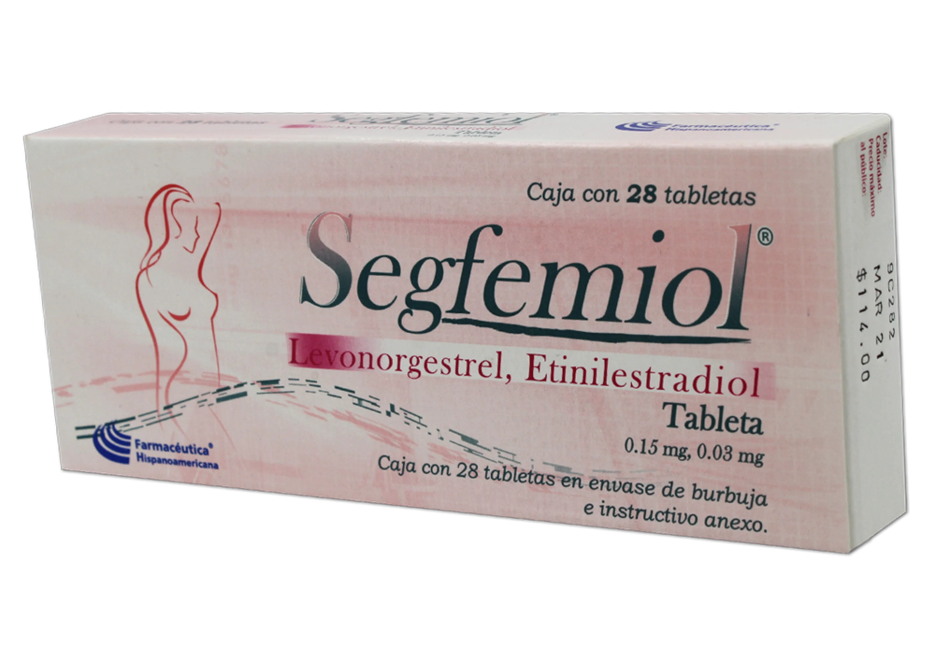 Segfemiol 0.15/0.03 Mg Con 28 Tabletas