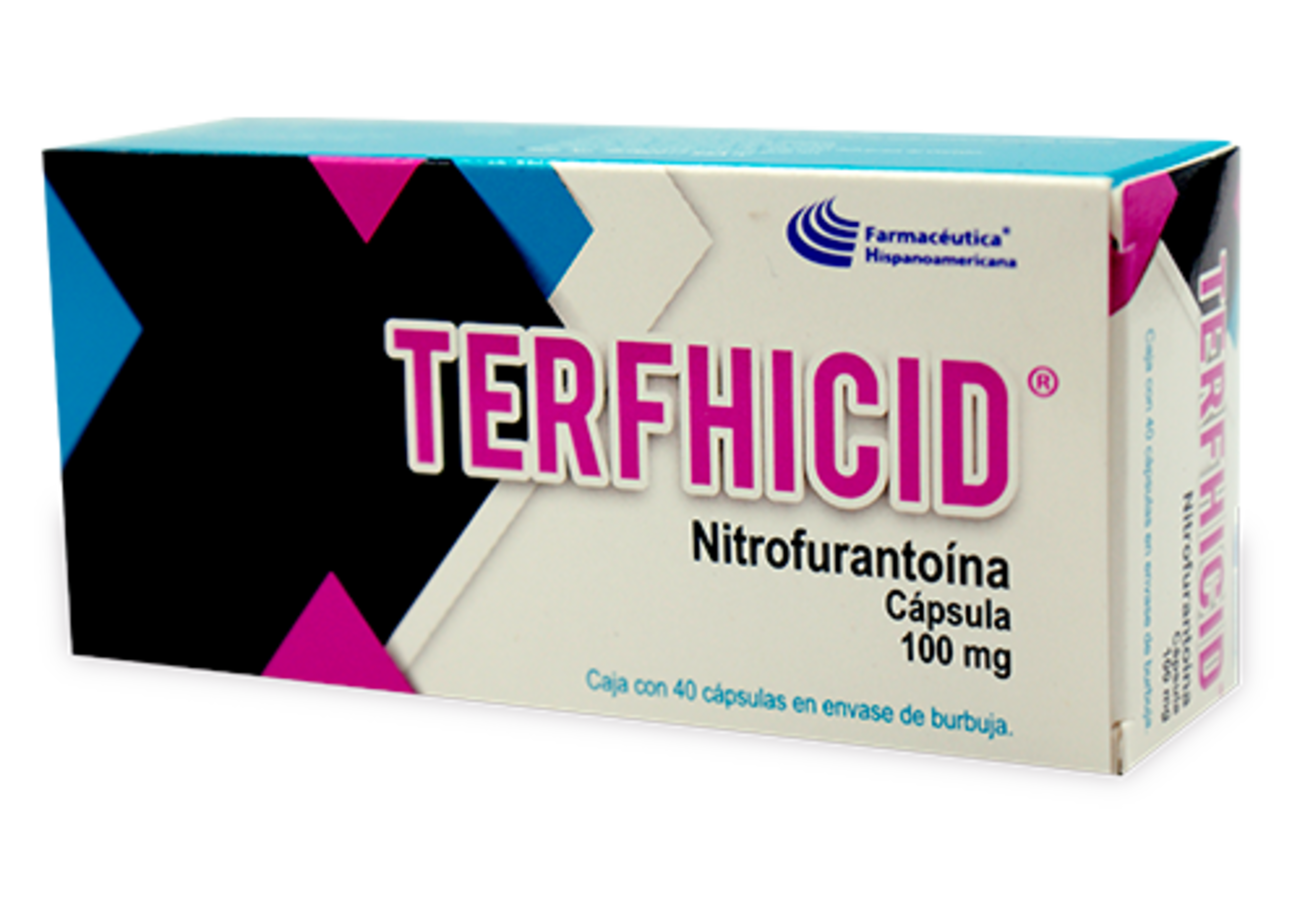 Terfhicid Nitrofurantoina 100 Mg Con 40 Cápsulas