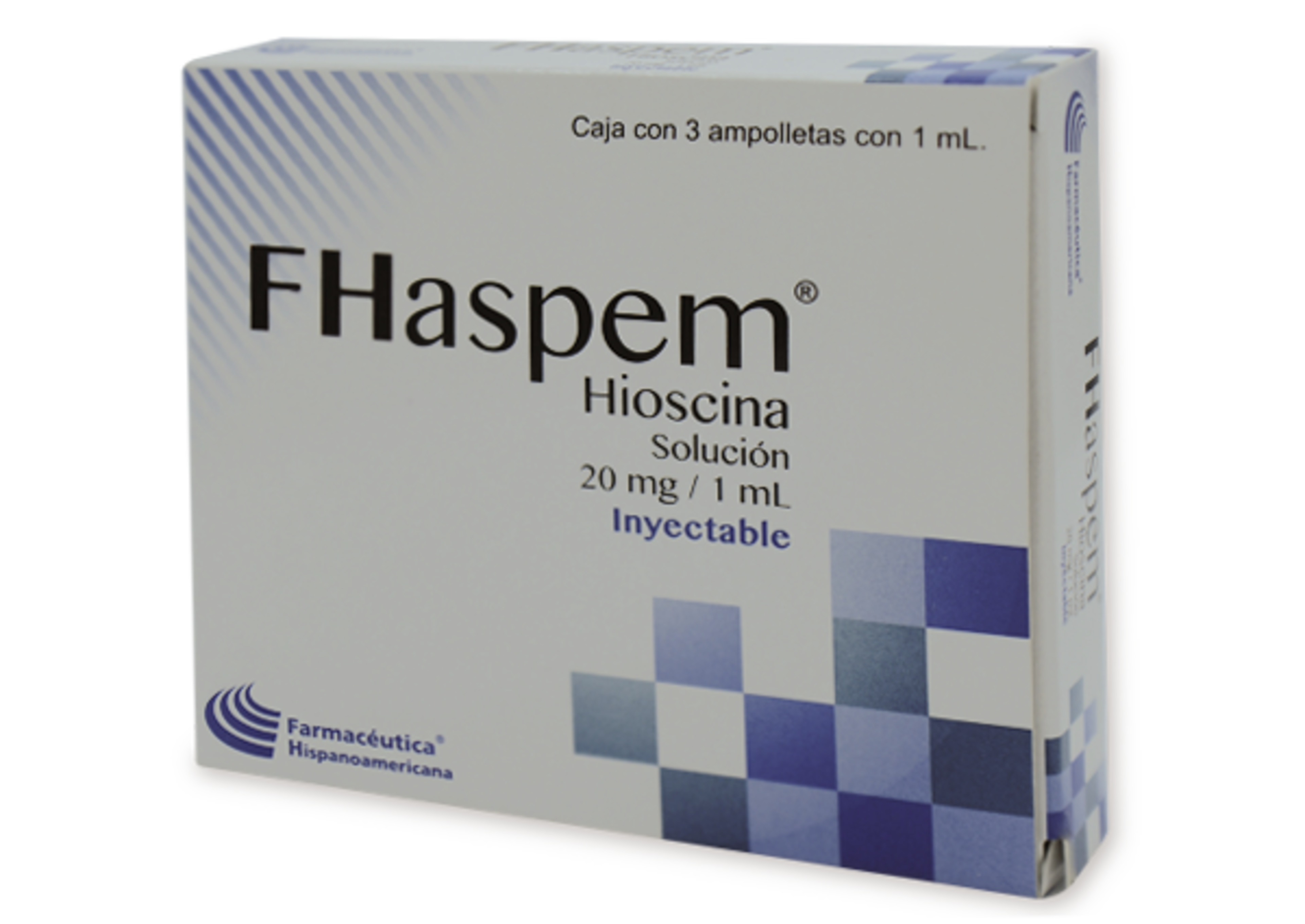 Fhaspem 20 Mg Con 3 Ampolletas Solución Inyectable