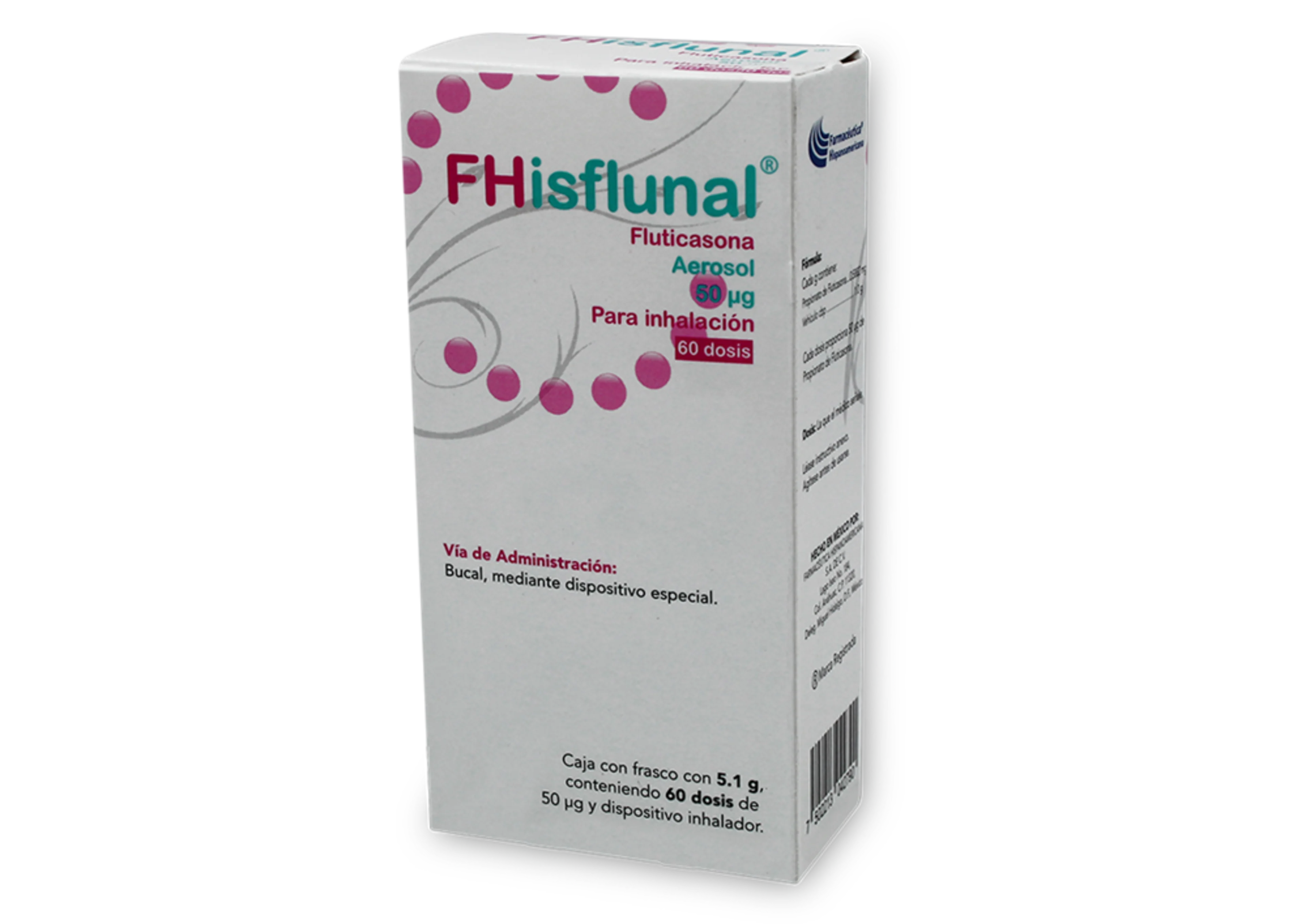Fhisflunal 50 Mcg Aerosol Para Inhalación Con 60 Dosis