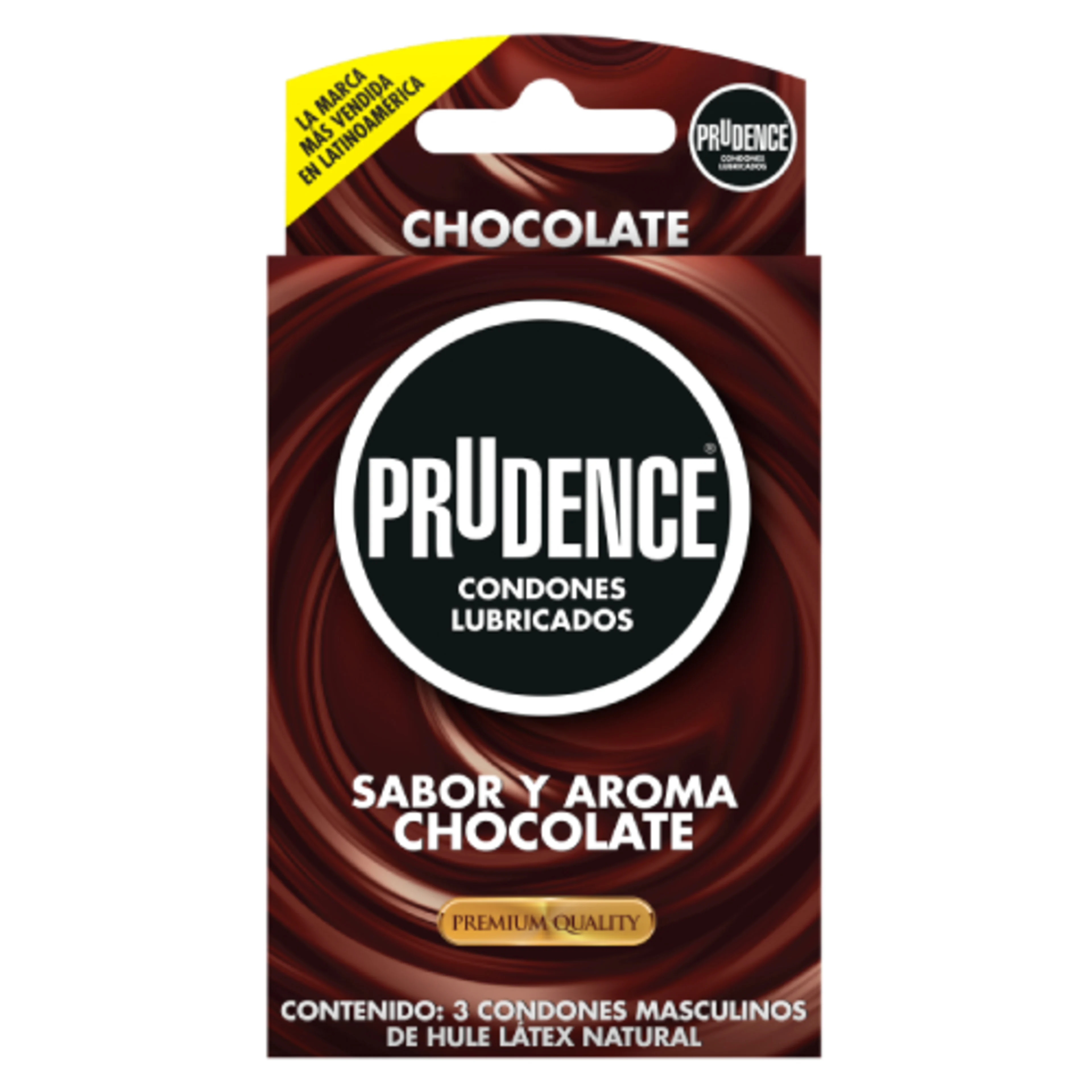 Prudence Condones Sabor Y Aroma Chocolate Con 3 Piezas