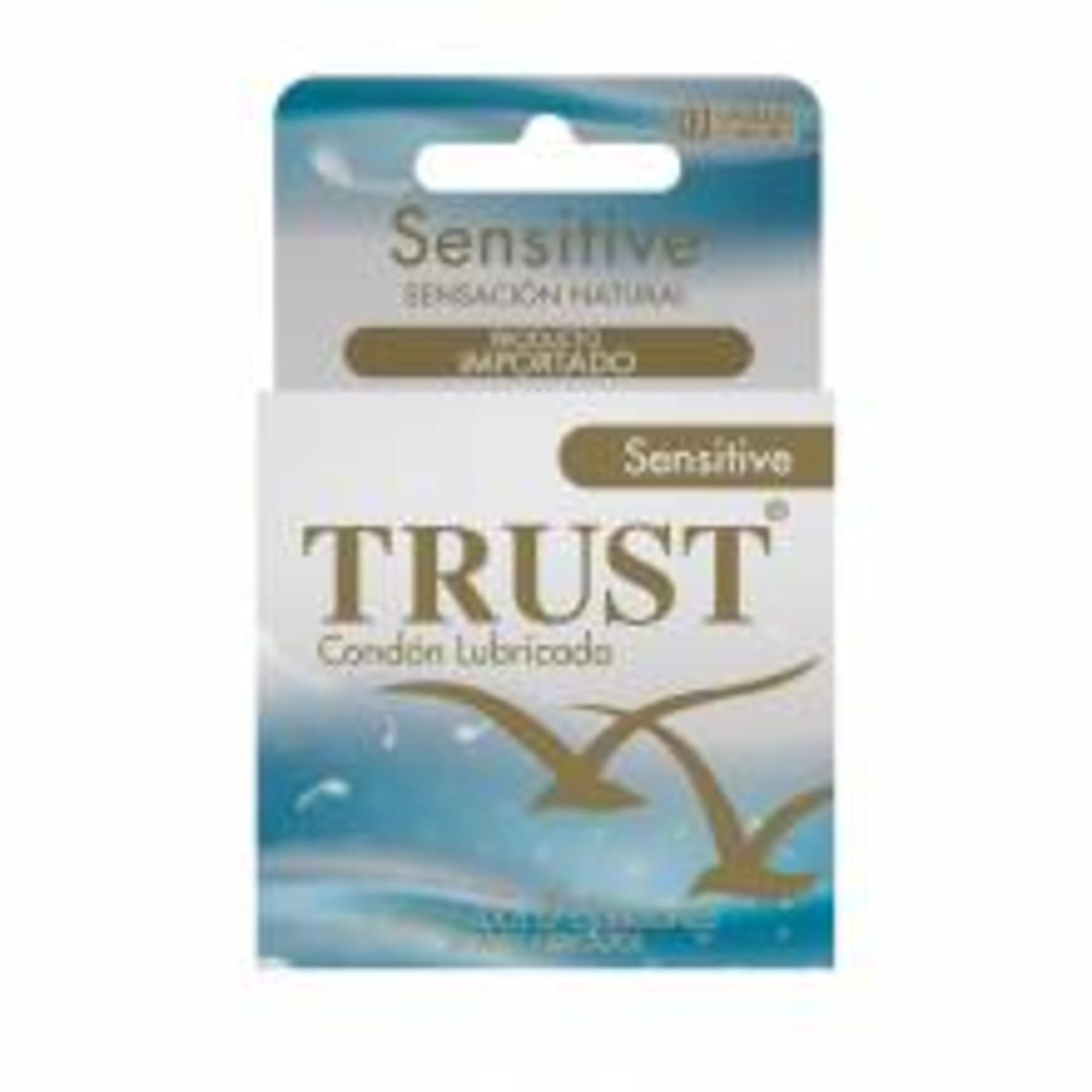 Preservativos trust sensitive sensación natural con 3 piezas