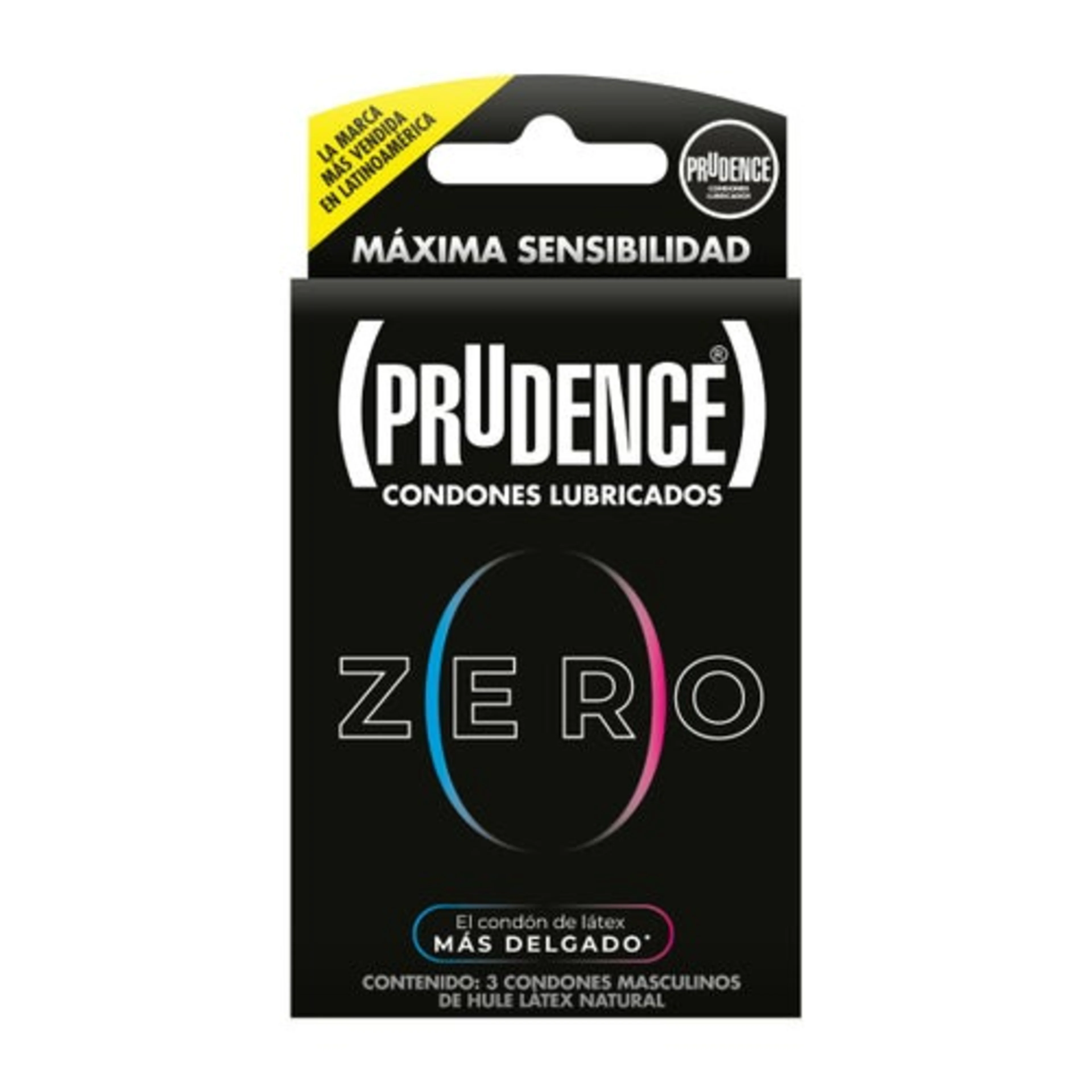 Prudence Zero Condones Látex Natural Con 3 Piezas