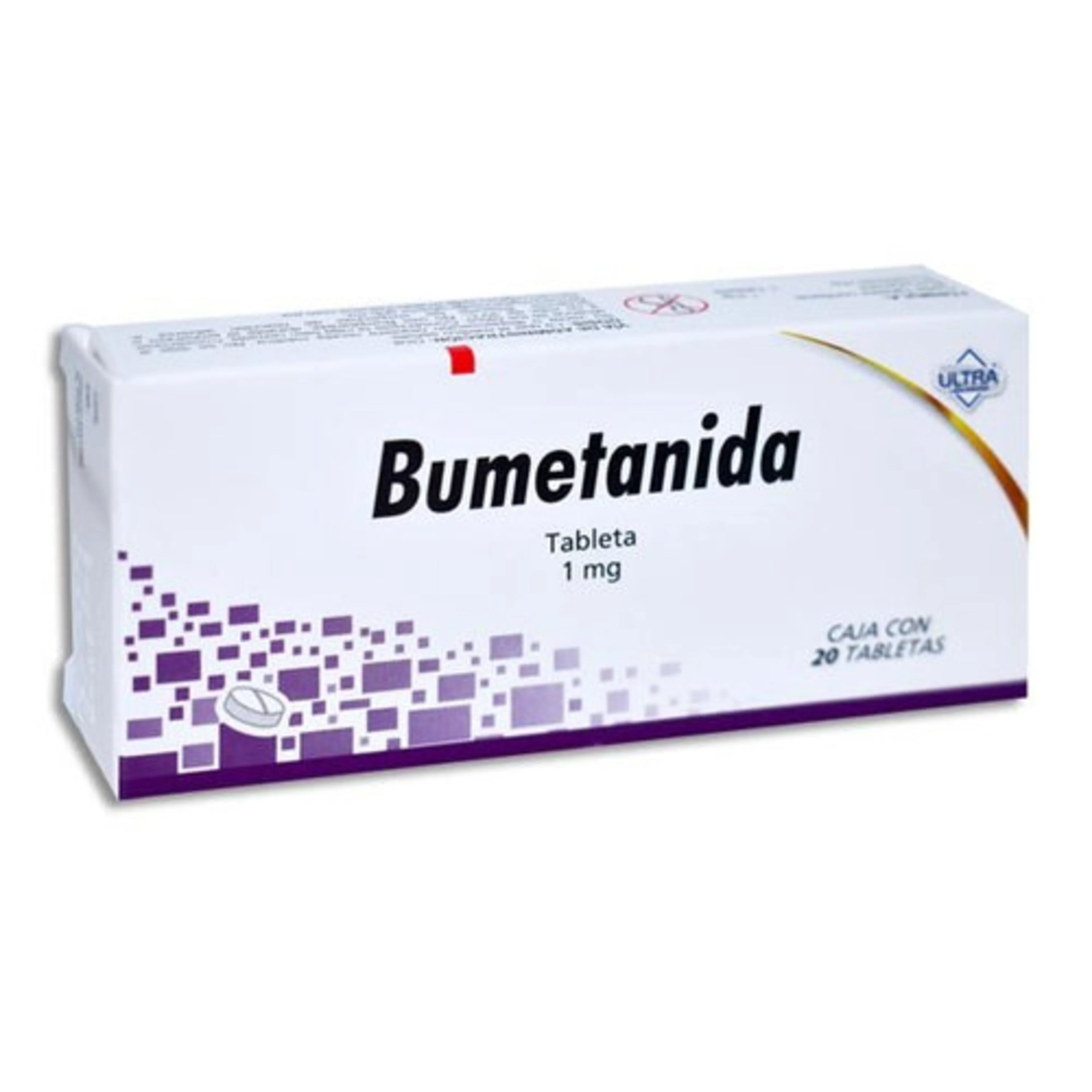 Bumetanida 1 Mg Con 20 Tabletas