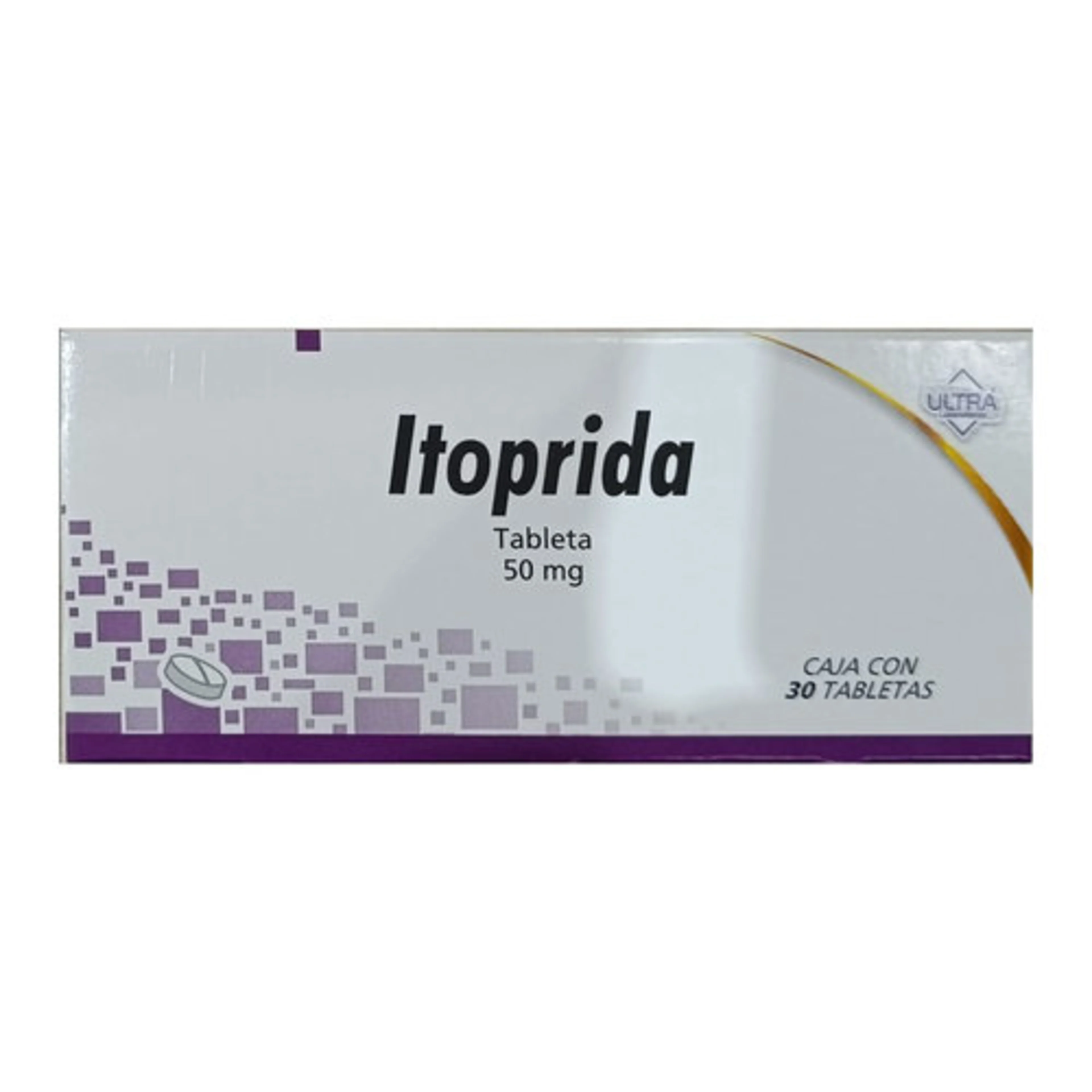 Itoprida 50 Mg Con 30 Tabletas