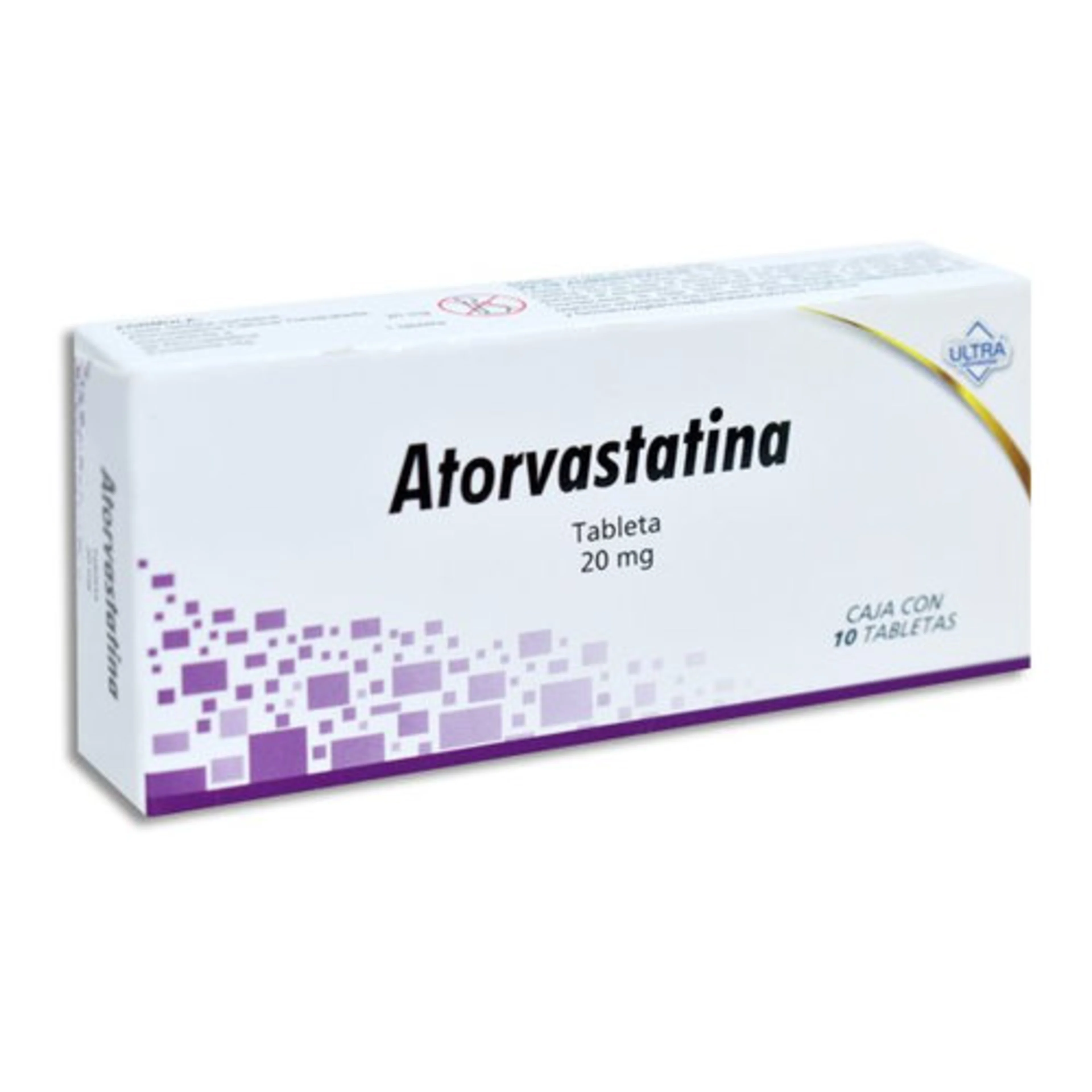 Atorvastatina 20 Mg Con 10 Tabletas