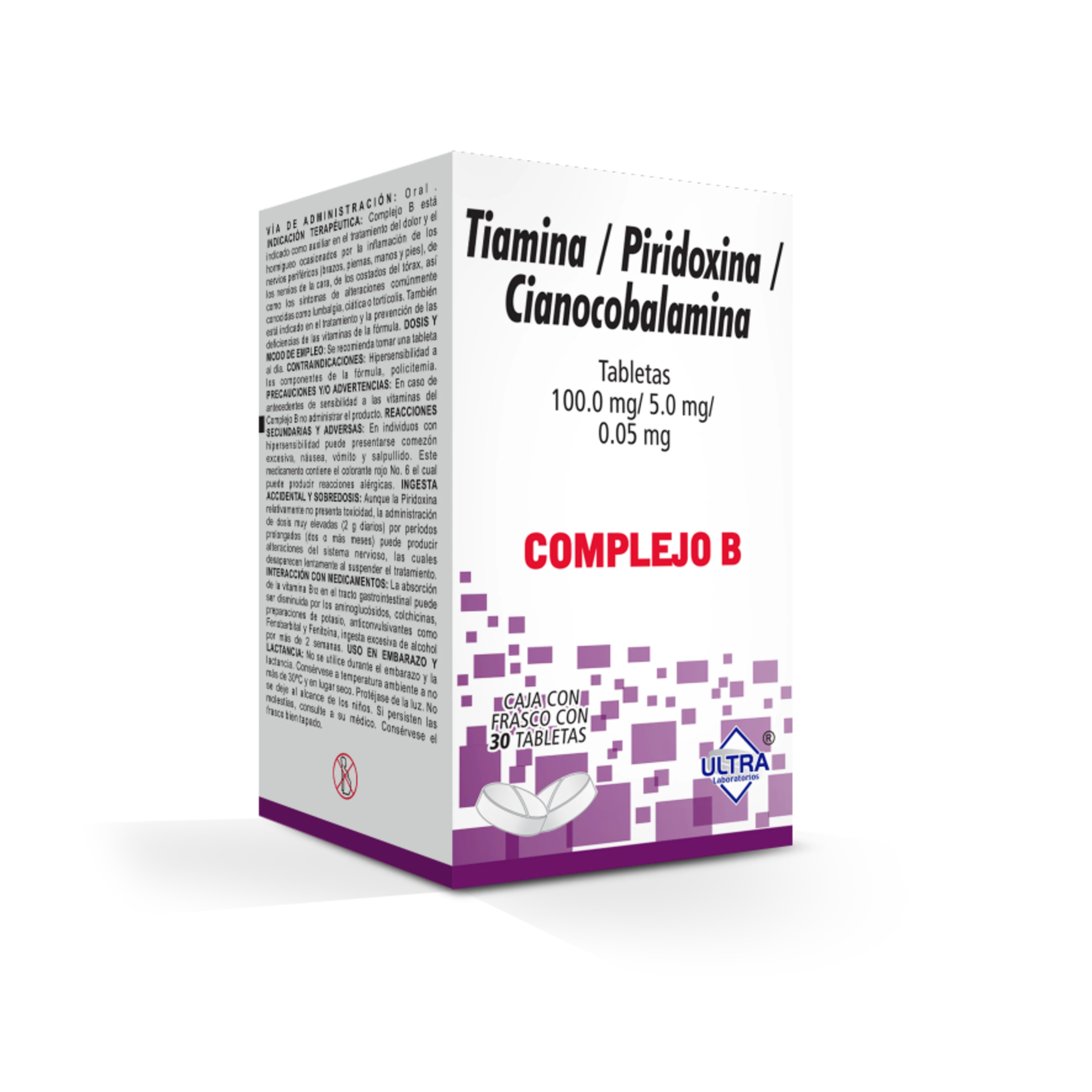 Complejo B con 30 Tabletas