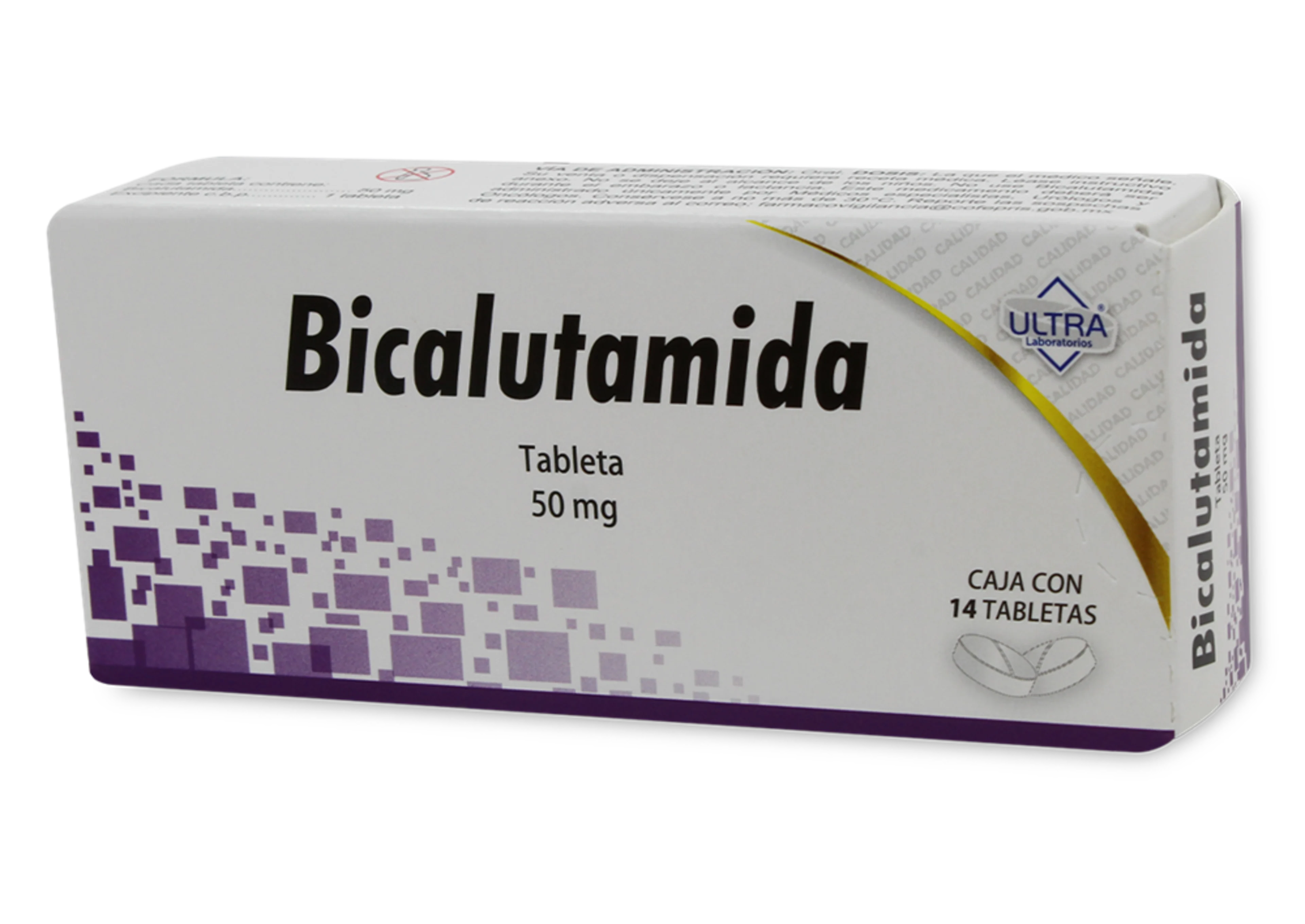 Bicalutamida 50 Mg Con 14 Tabletas (Ultra)