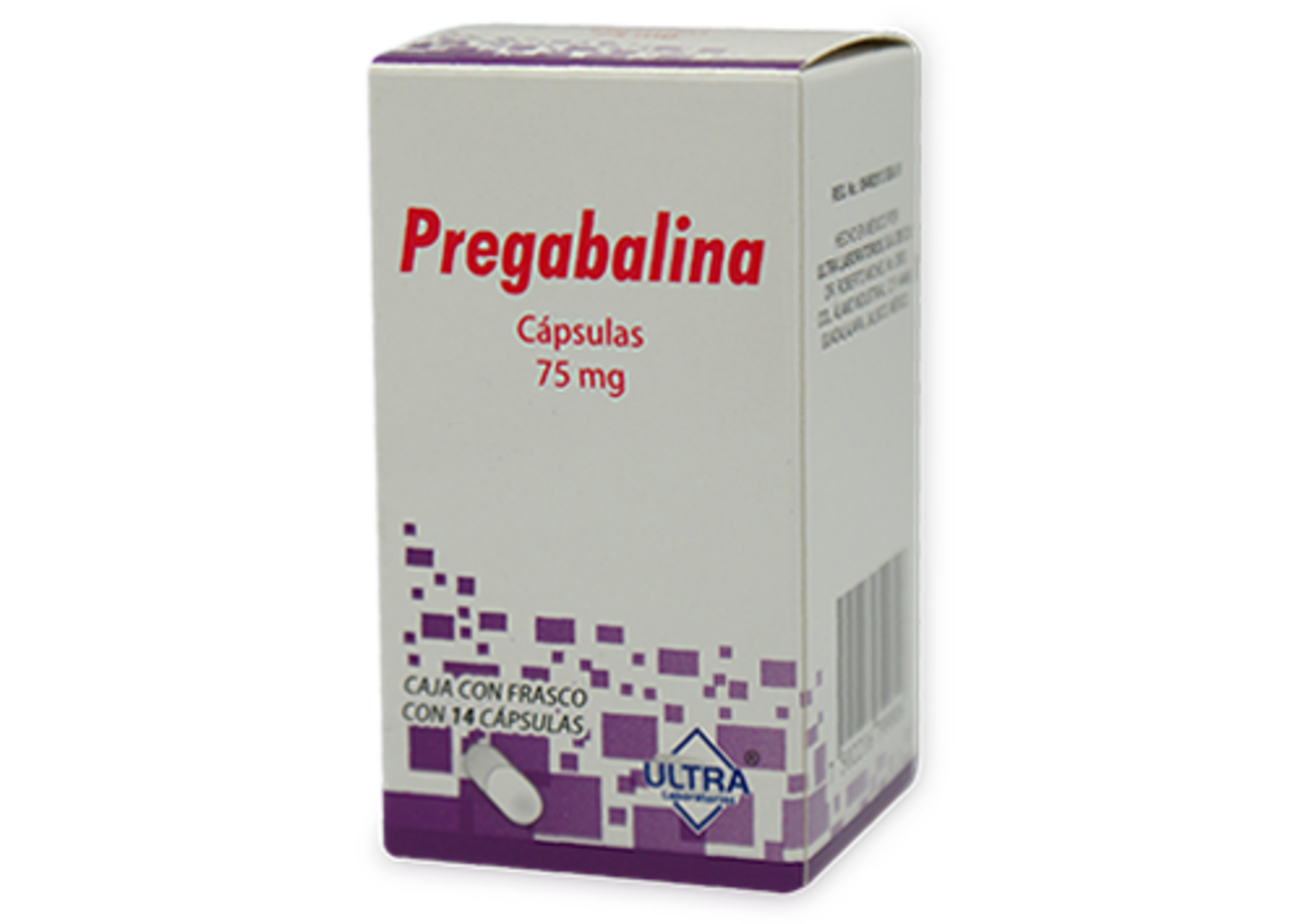 Pregabalina 75 Mg Con 14 Cápsulas (Ultra)