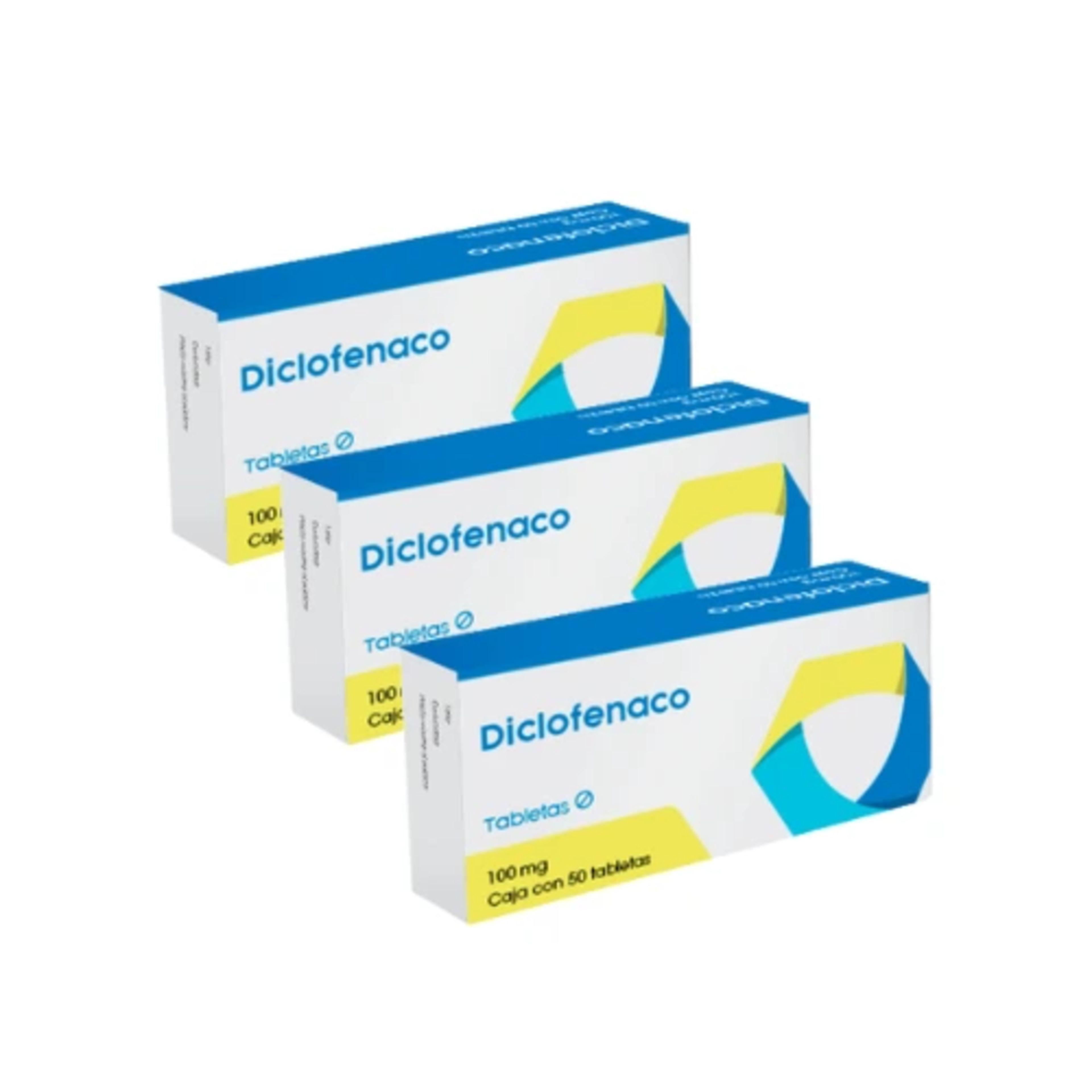Diclofenaco 100 Mg Con 50 Tabletas 3X2