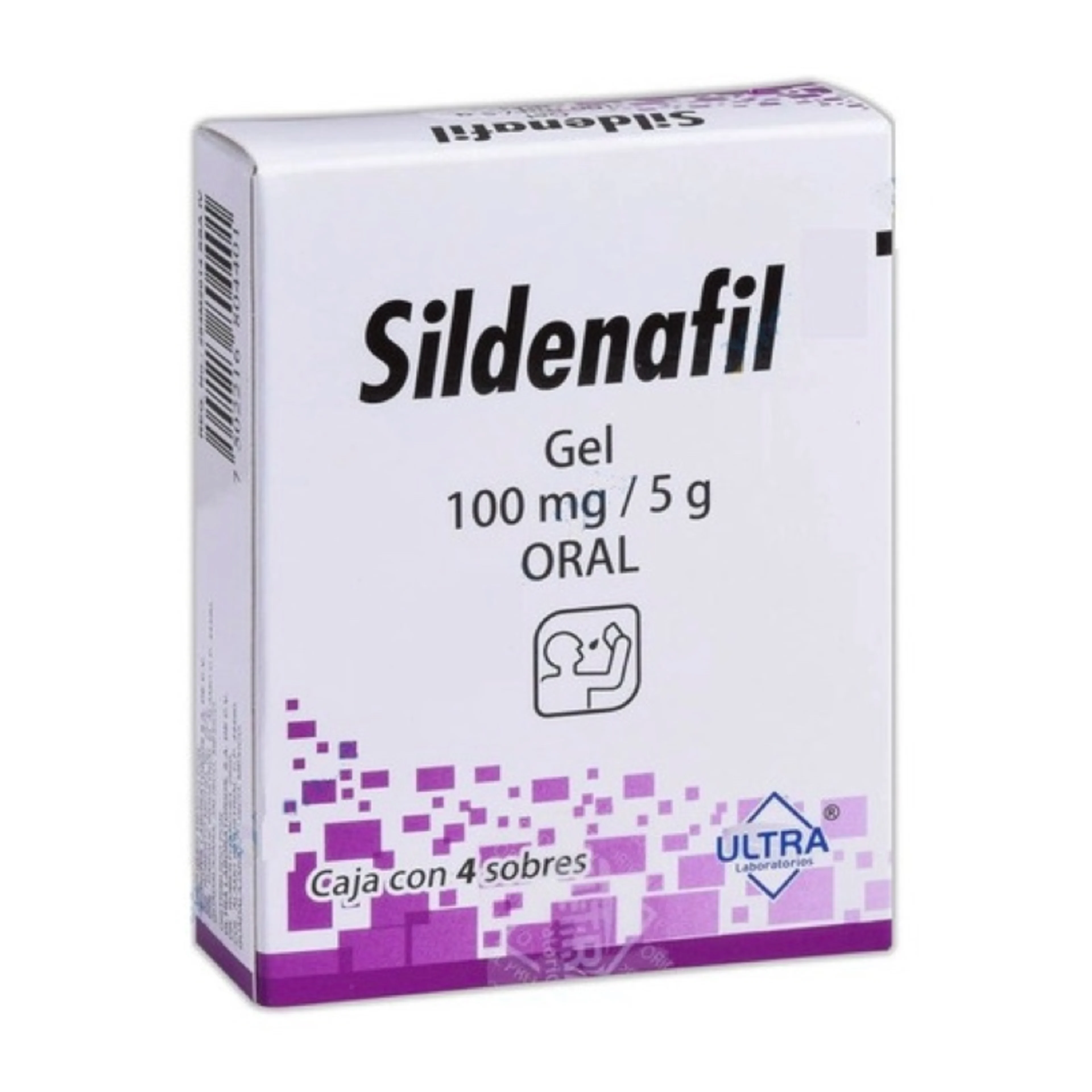 Sildenafil 100 Mg Gel Con 4 Sobres