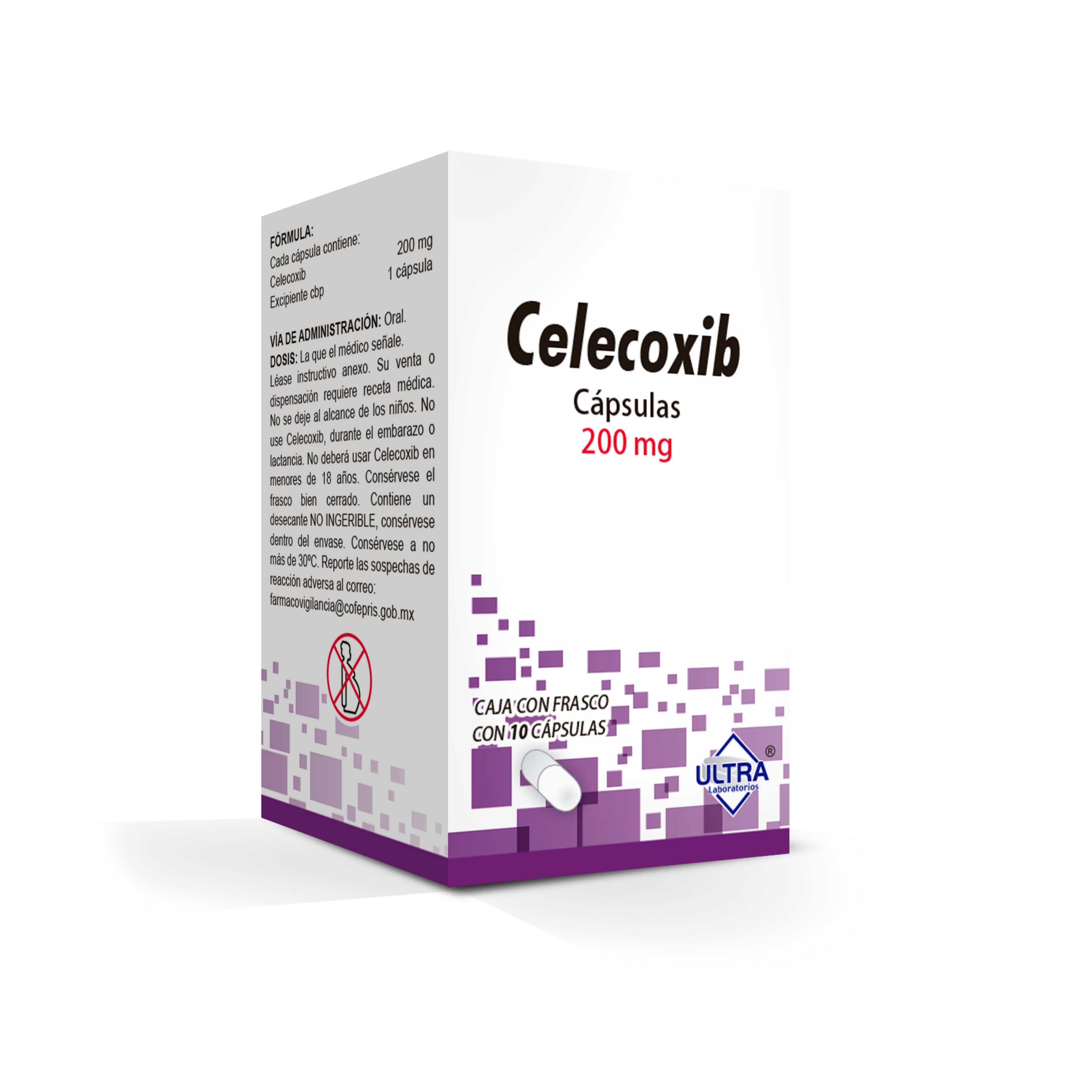 Celecoxib 200 Mg Con 10 Cápsulas (Ultra)