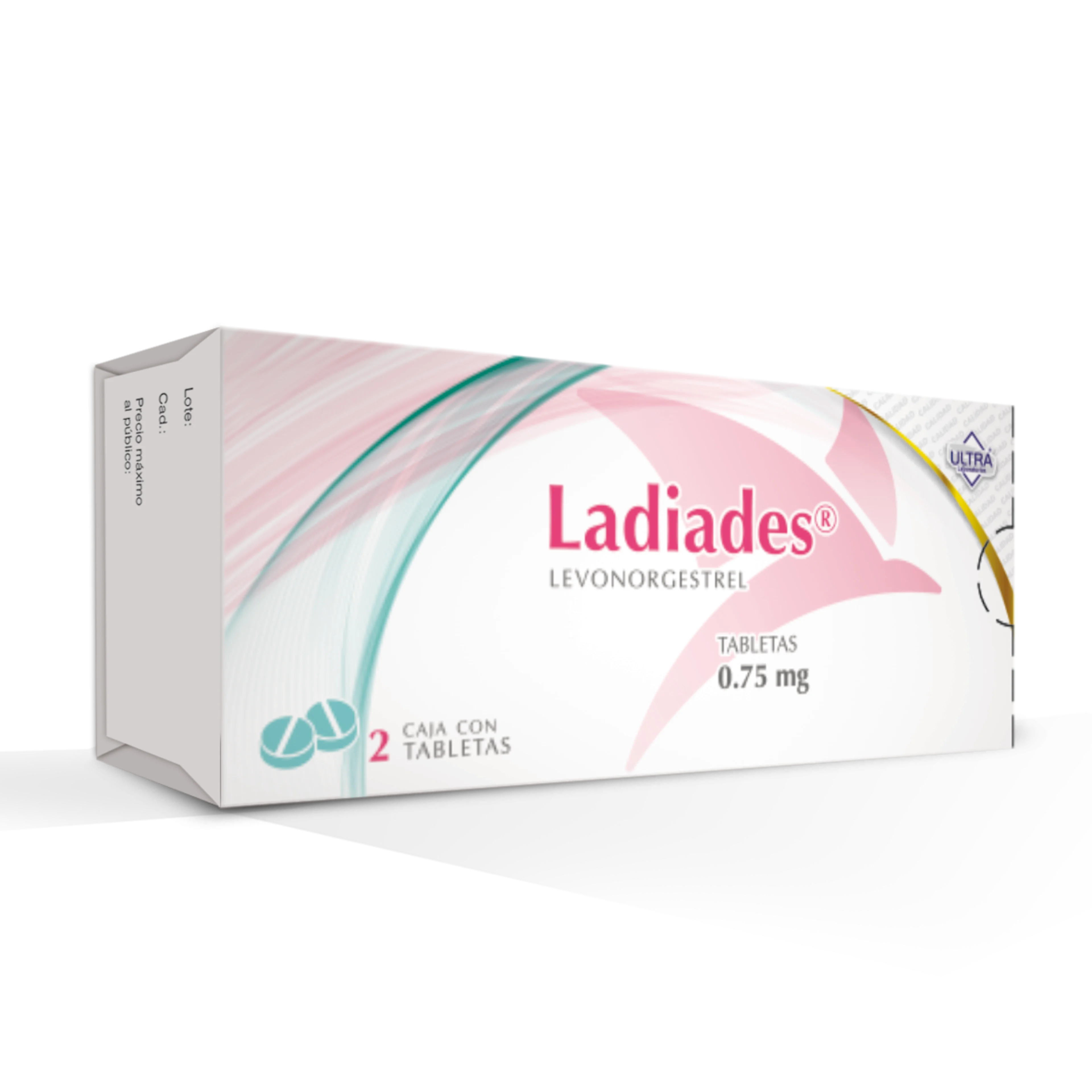 Ladiades 0.75 Mg Con 2 Tabletas