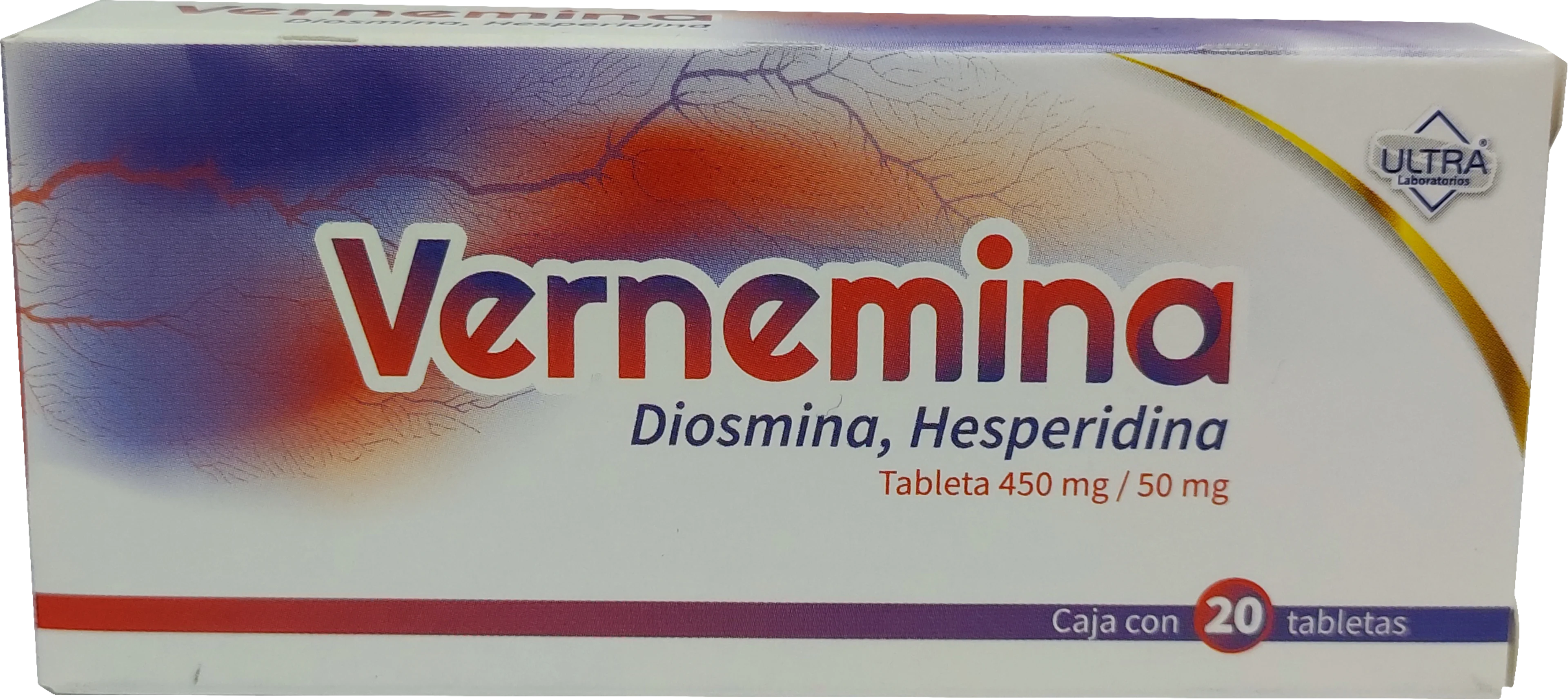 Vernemina 450Mg / 50 Mg Con 20 Tabletas