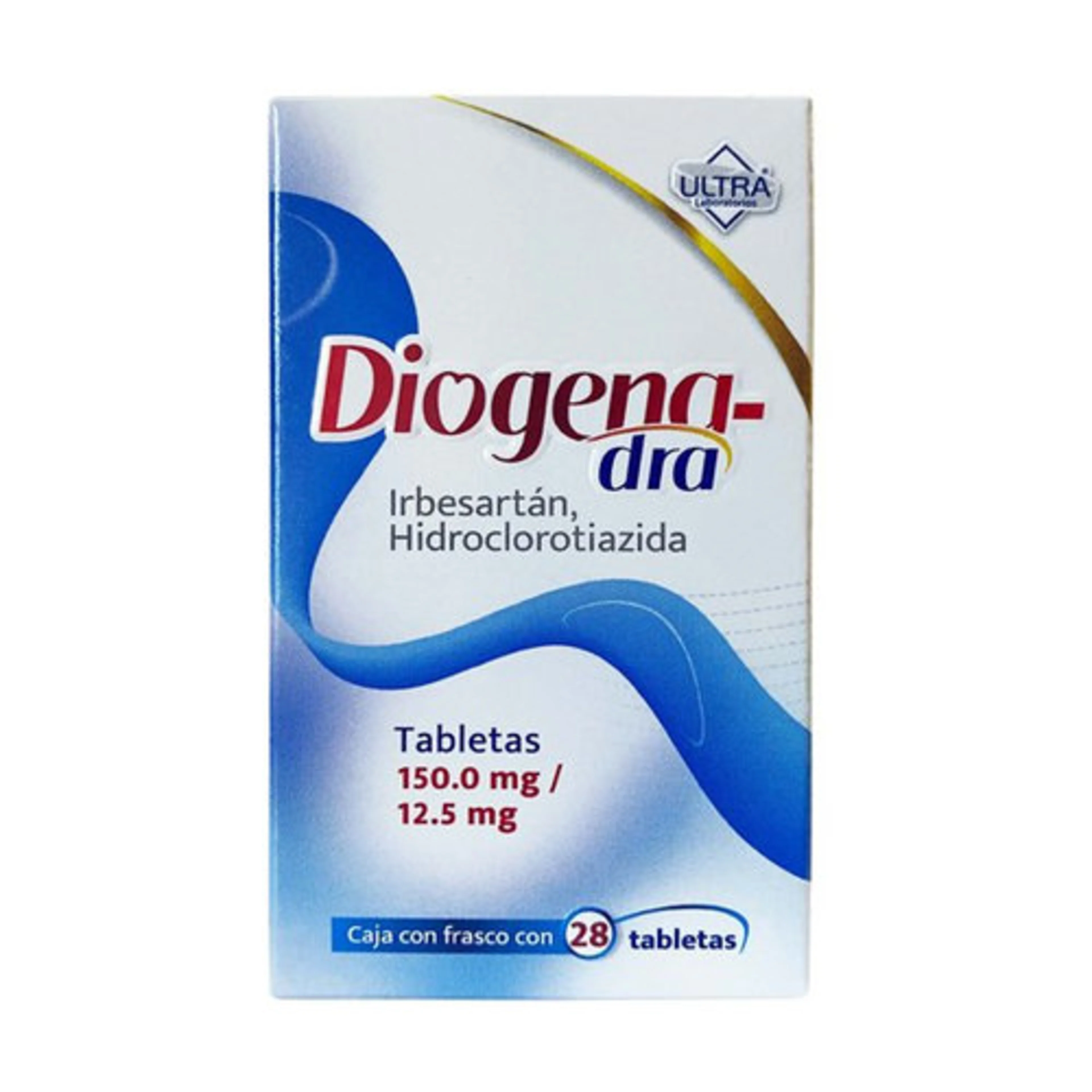 Diogenadra 150 Mg / 12.5 Mg Con 28 Tabletas