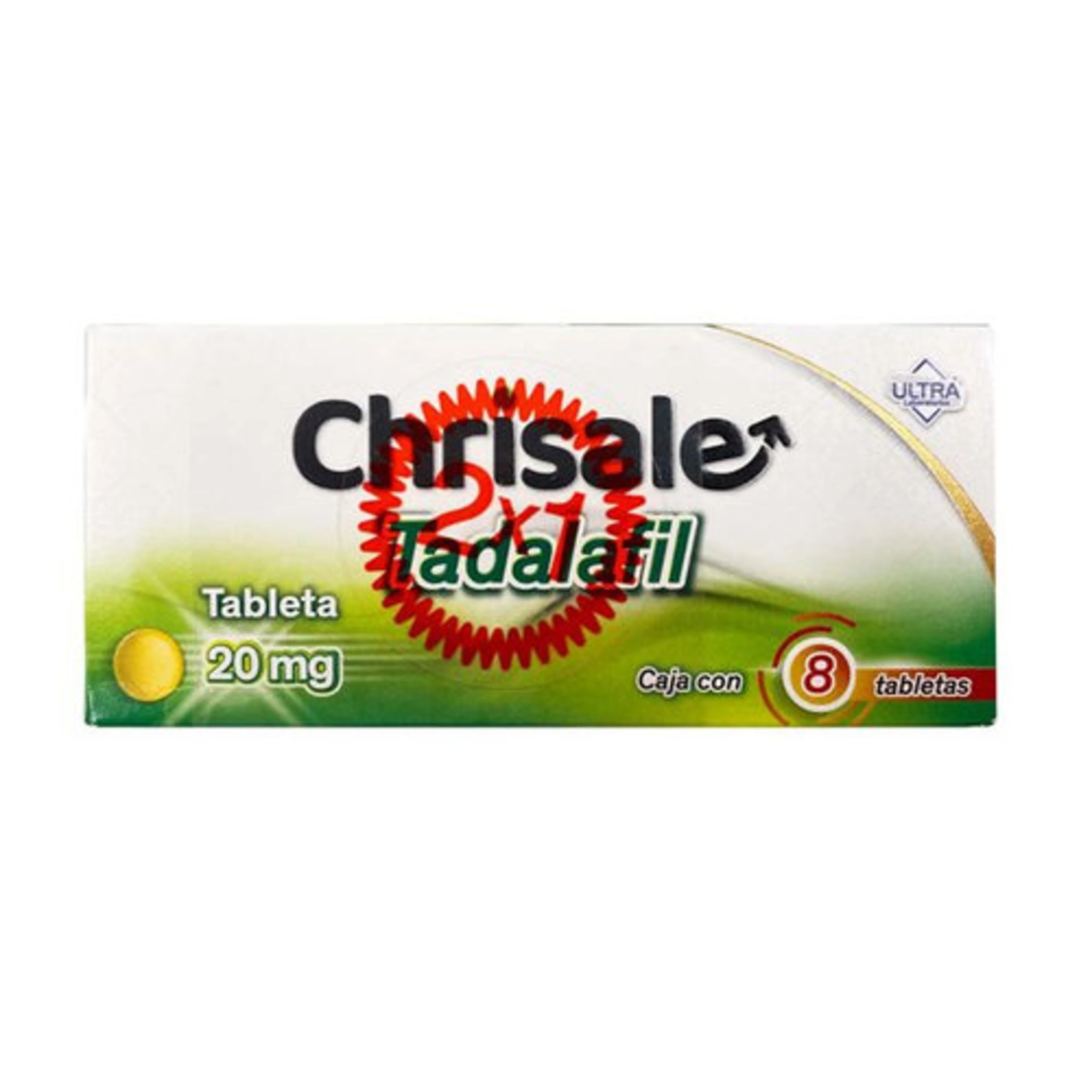 Chisale 20 Mg Con 8 Tableta Pack De 2