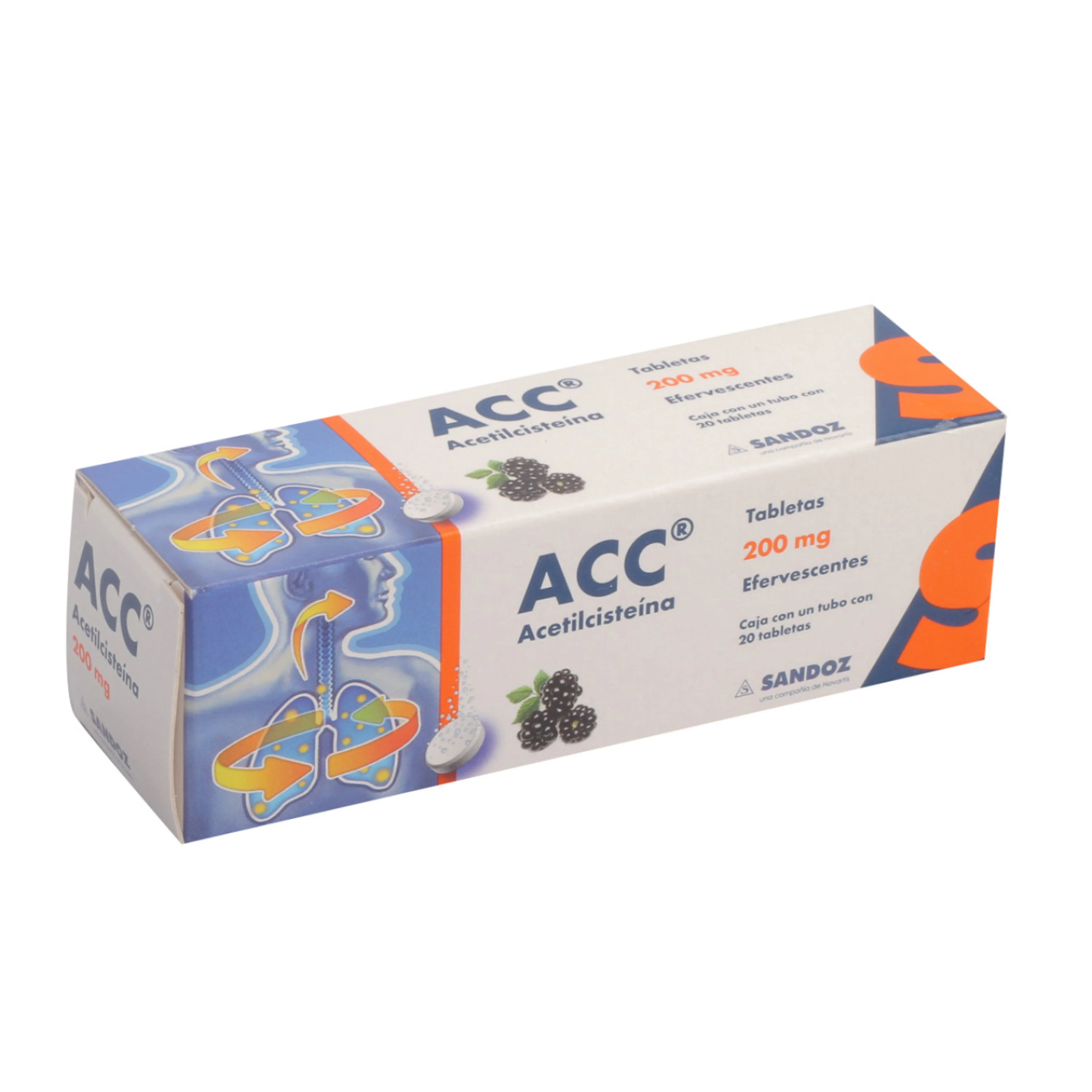 Acc 200 Mg Con 20 Tabletas Efervescentes