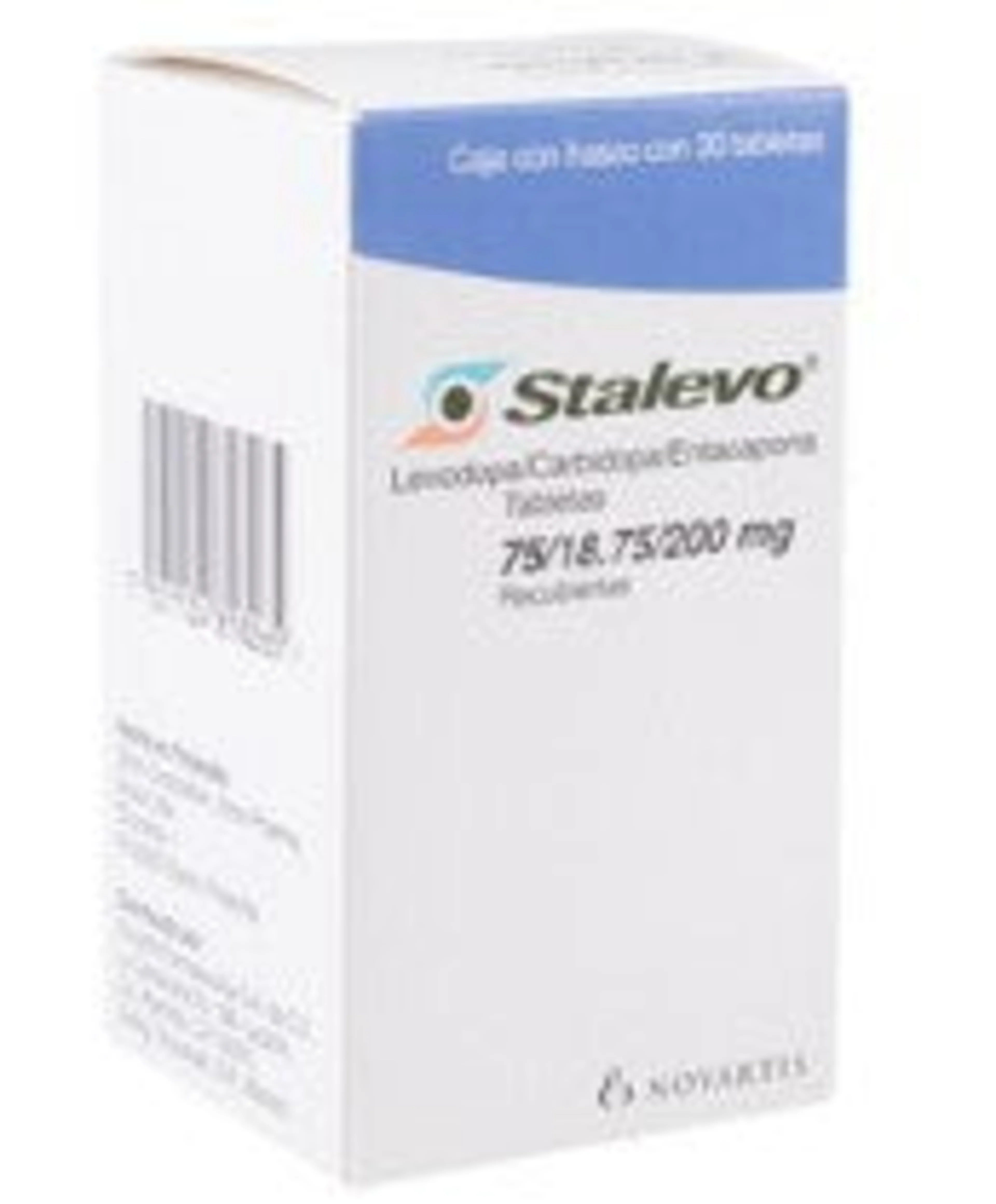 Stalevo 75 Mg / 18.75 Mg / 200 Mg Con 30 Tabletas