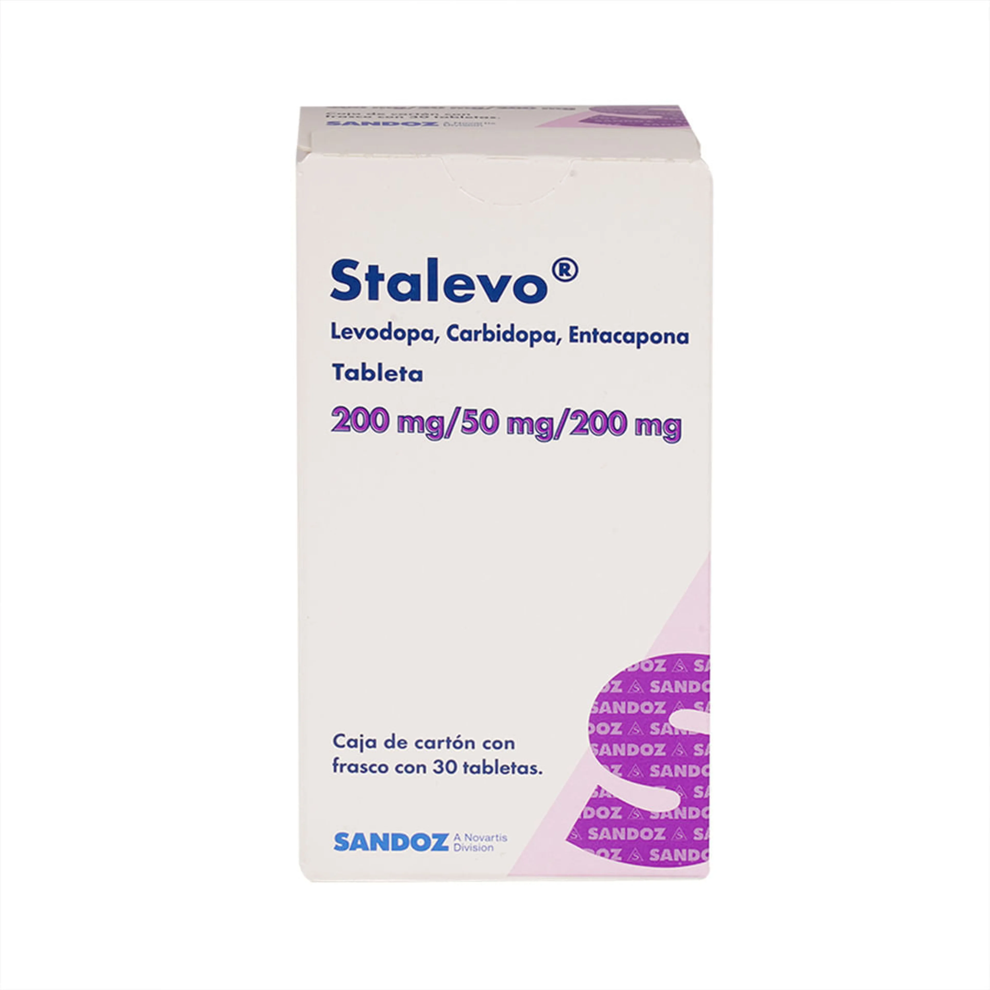 Stalevo 200 Mg / 50 Mg / 200 Mg Con 30 Tabletas