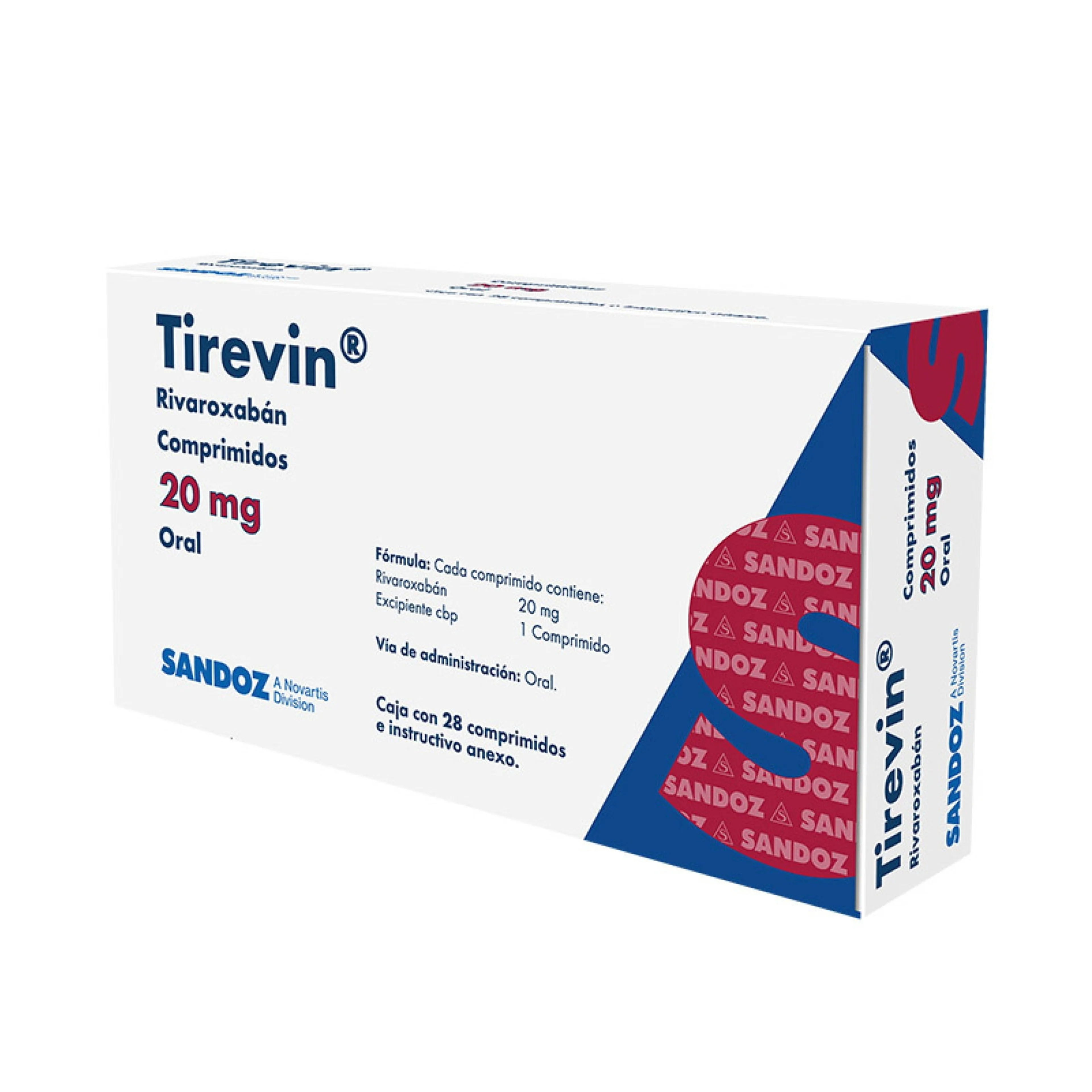 Tirevin 20 Mg Con 28 Comprimidos