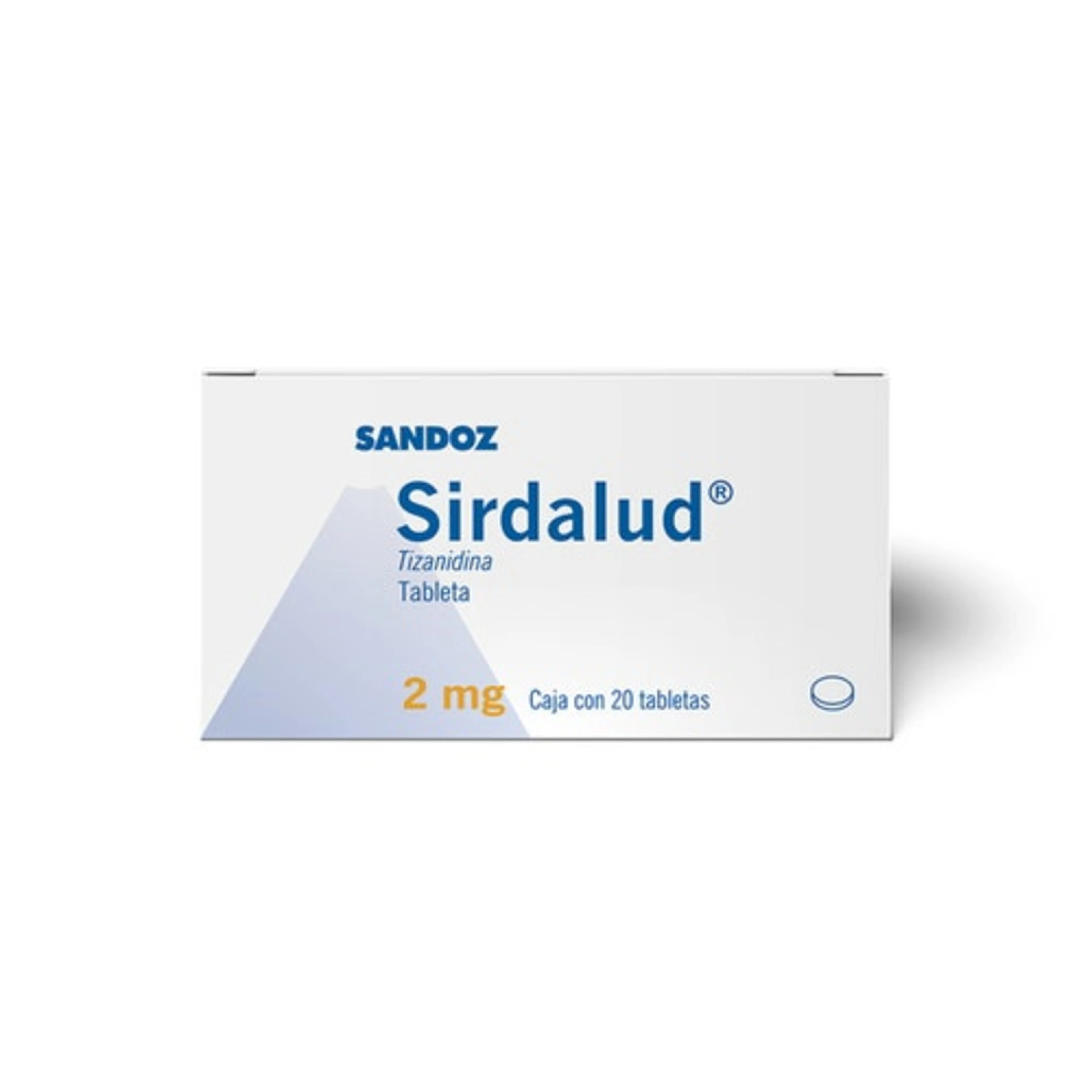 Sirdalud 2 Mg Con 20 Tabletas