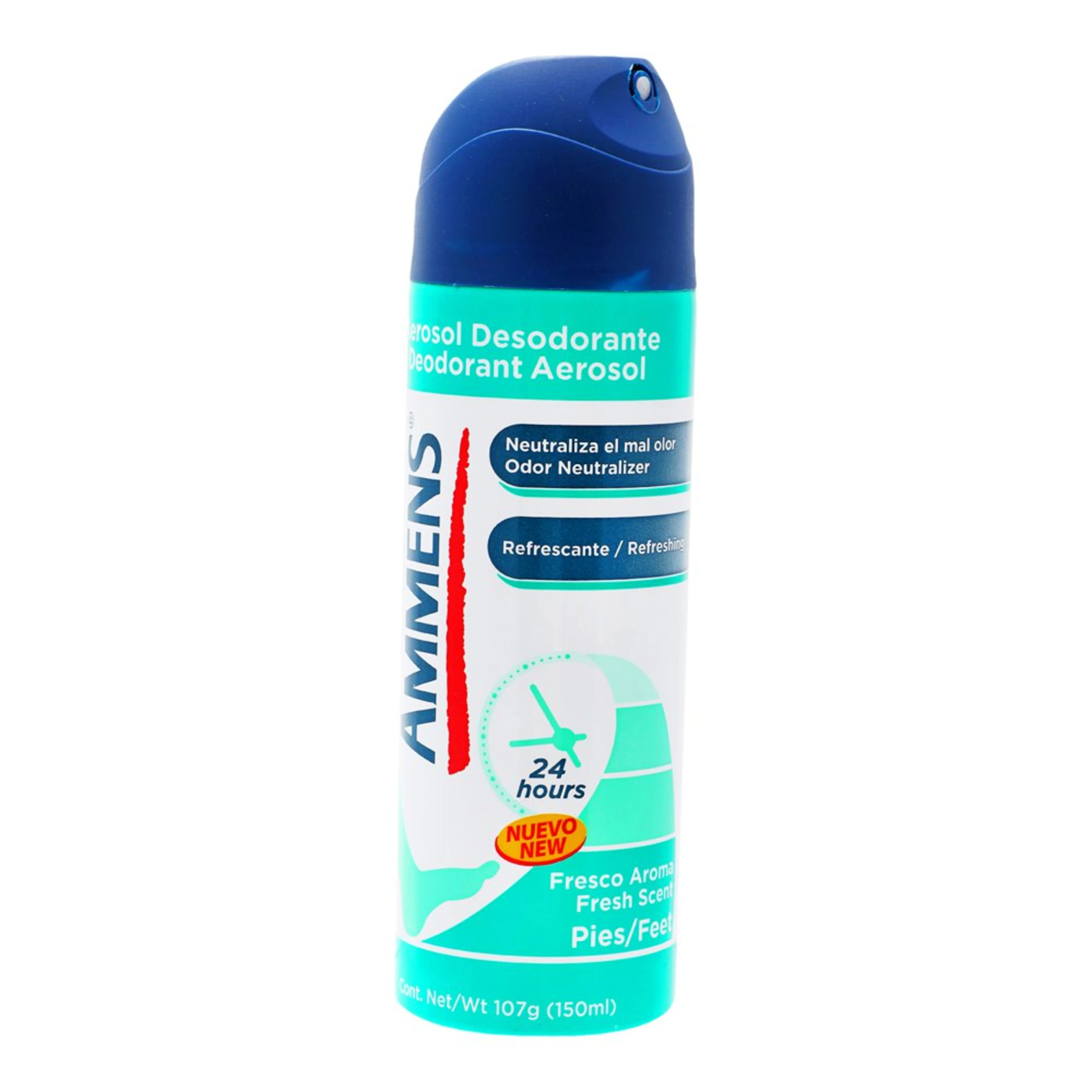 Ammens Fresco Aroma Desodorante Para Pies En Aerosol Con 150 Ml