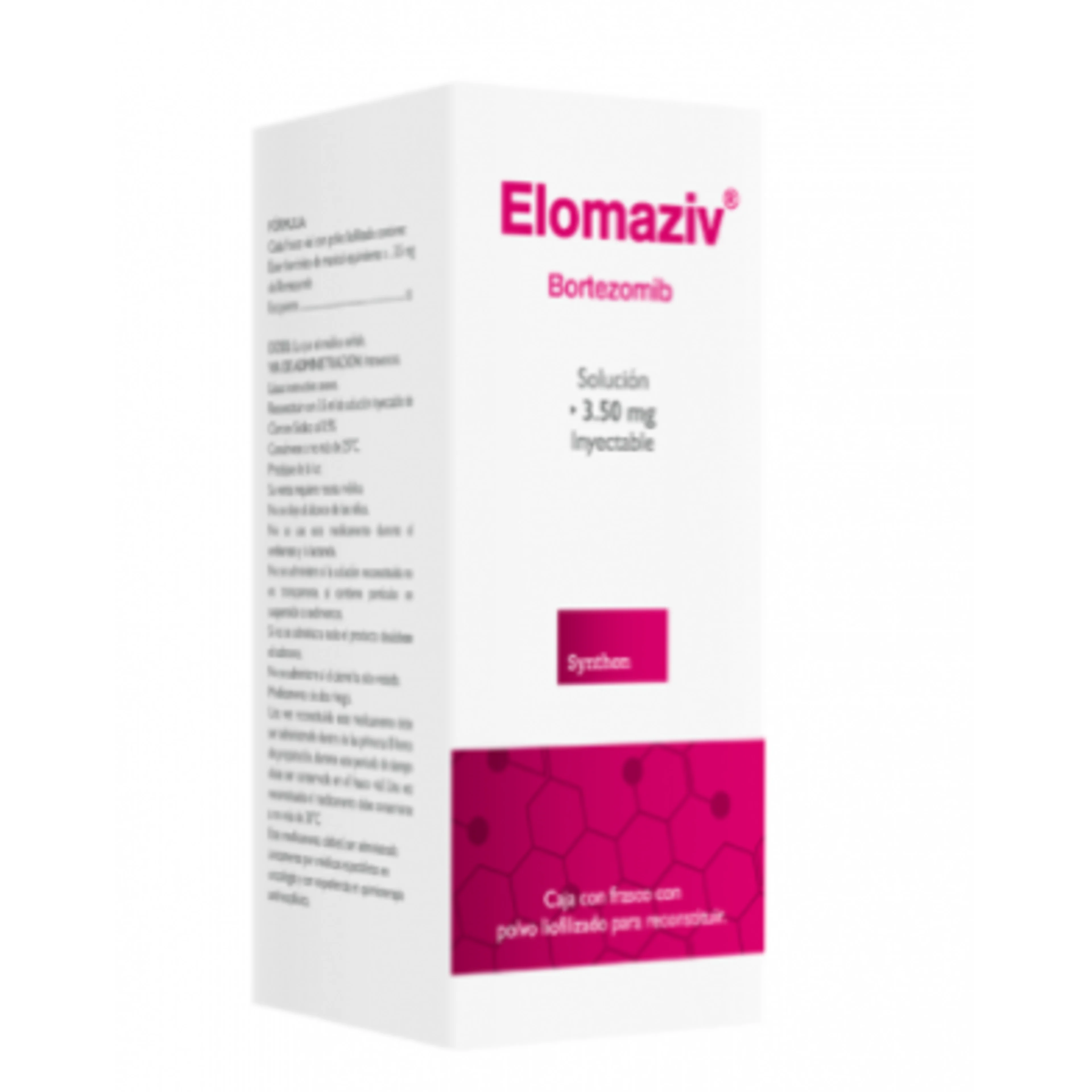 Elomaziv bortezomib 3.5 mg con 1 solución