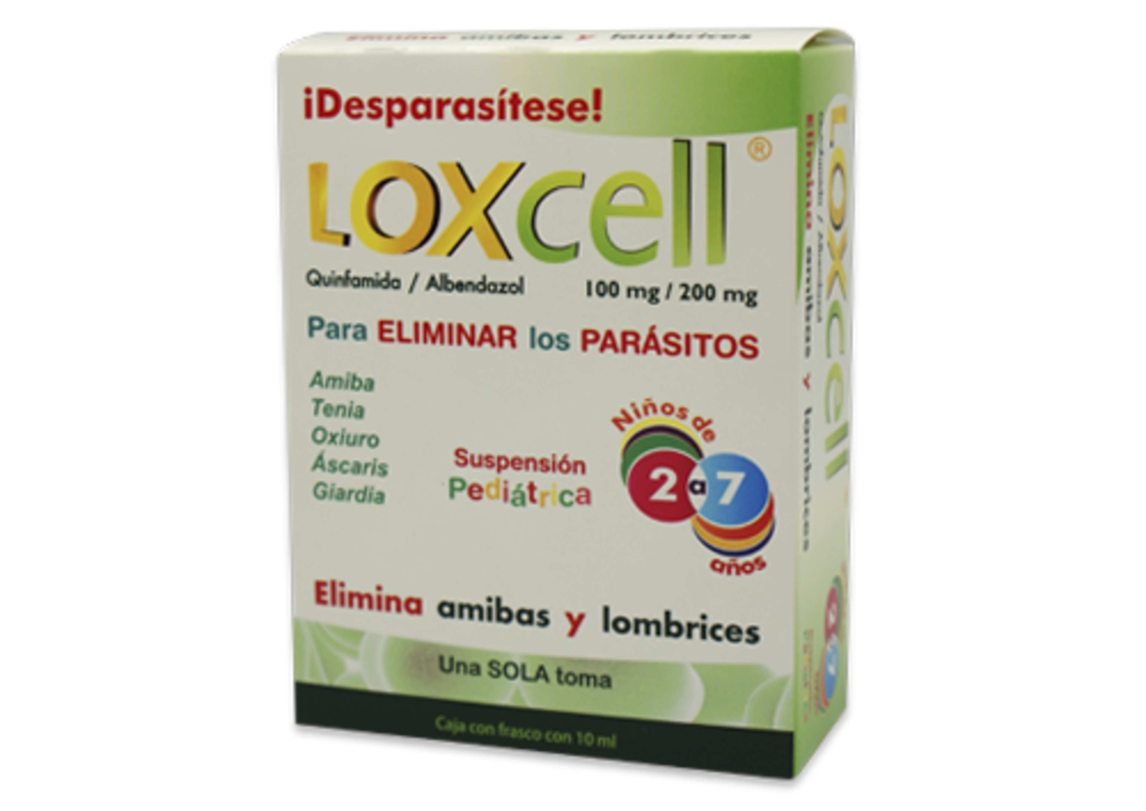 Loxcell Pediátrico 100/200 Mg Solución Oral 10 Ml