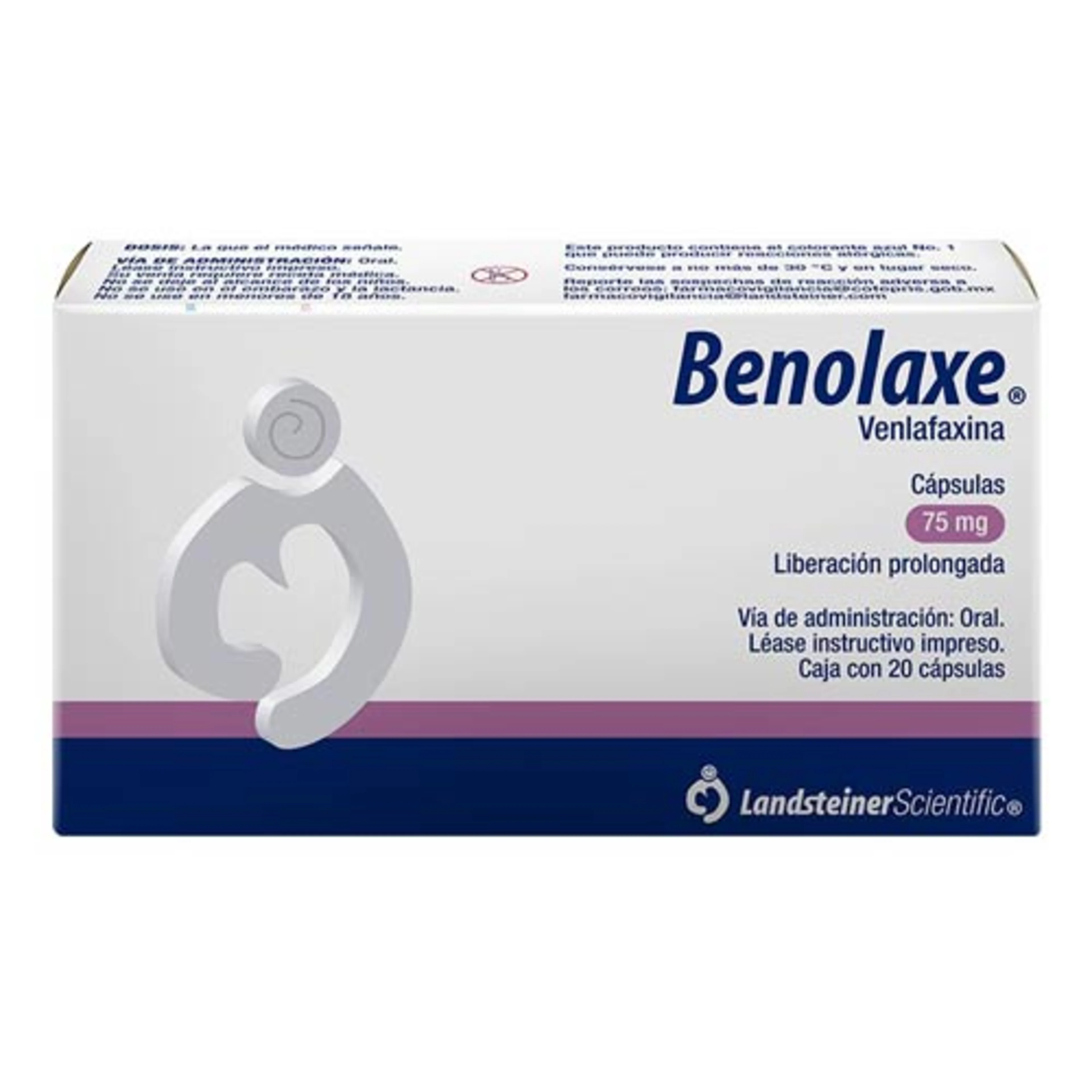 Benolaxe 75 Mg Con 20 Tabletas